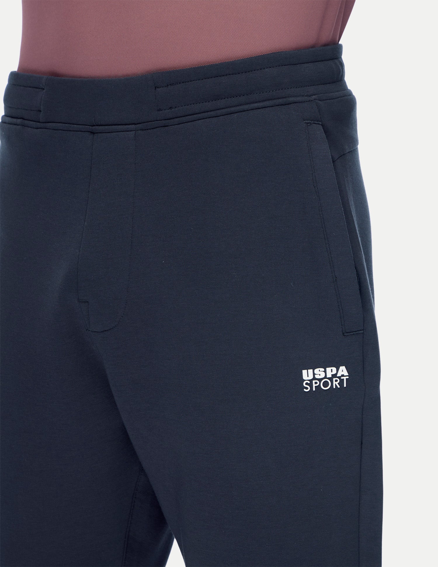Mid Rise Regular Fit Active Track Pants Navy - U.S. Polo Assn. India | Large