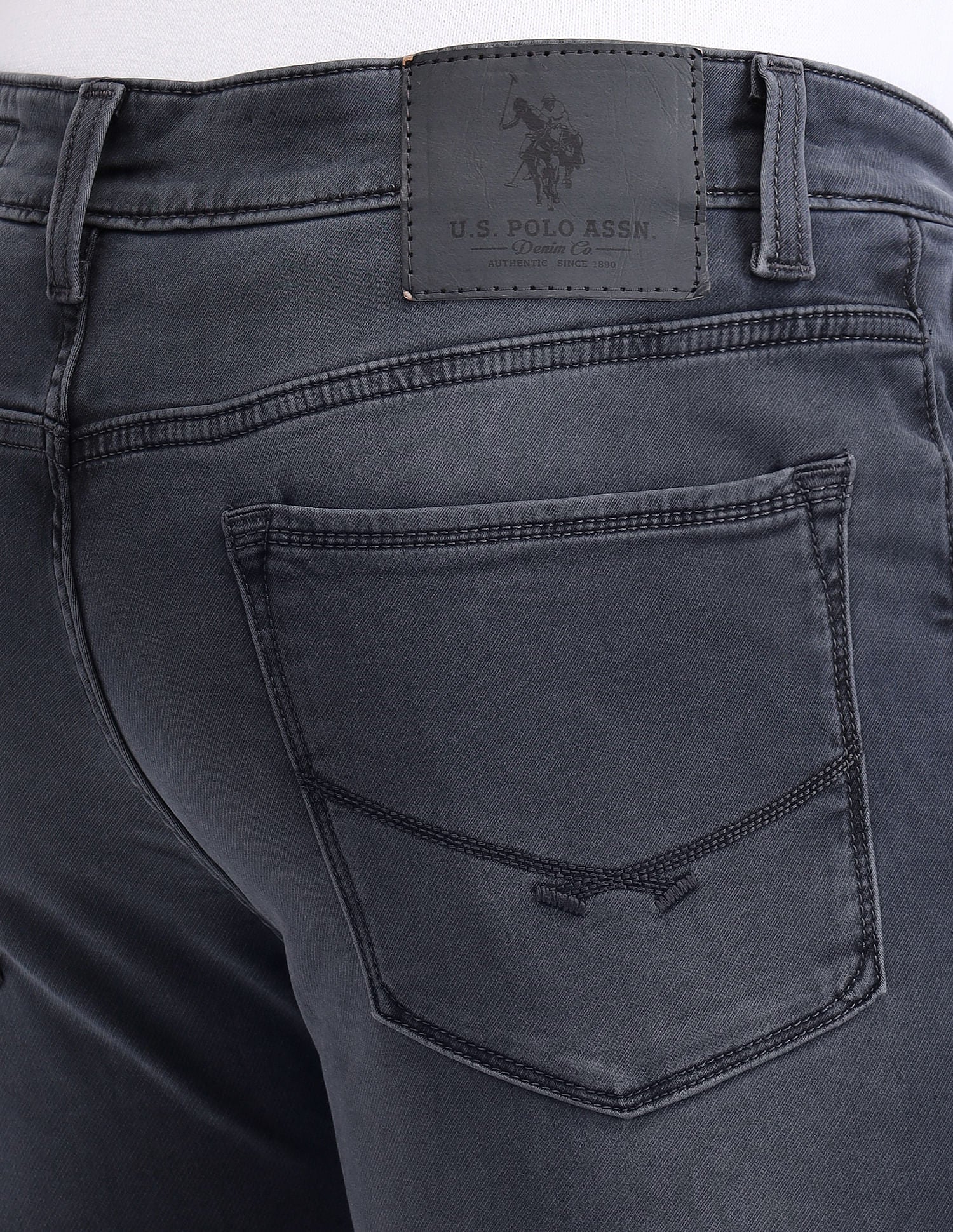 Regallo Skinny Fit Blue Jeans Blue - U.S. Polo Assn. India | Large