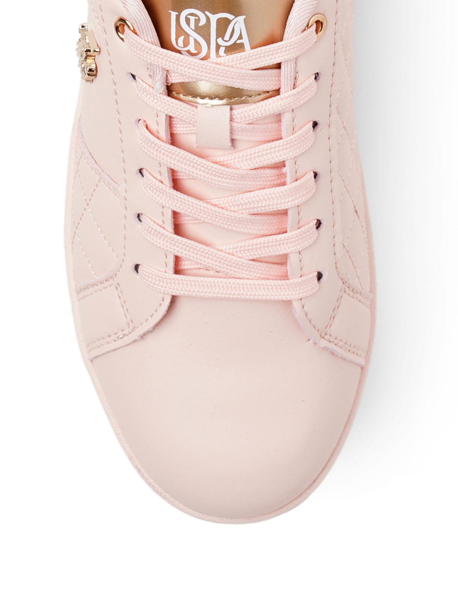 Women Quilted Simone Sneakers Light Pink - U.S. POLO ASSN. | Large