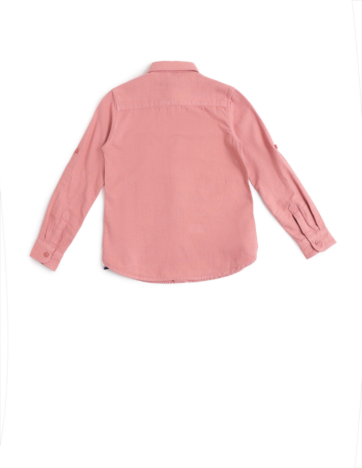 Boys Solid Regular Fit Shirt Red - U.S. POLO ASSN. | Large