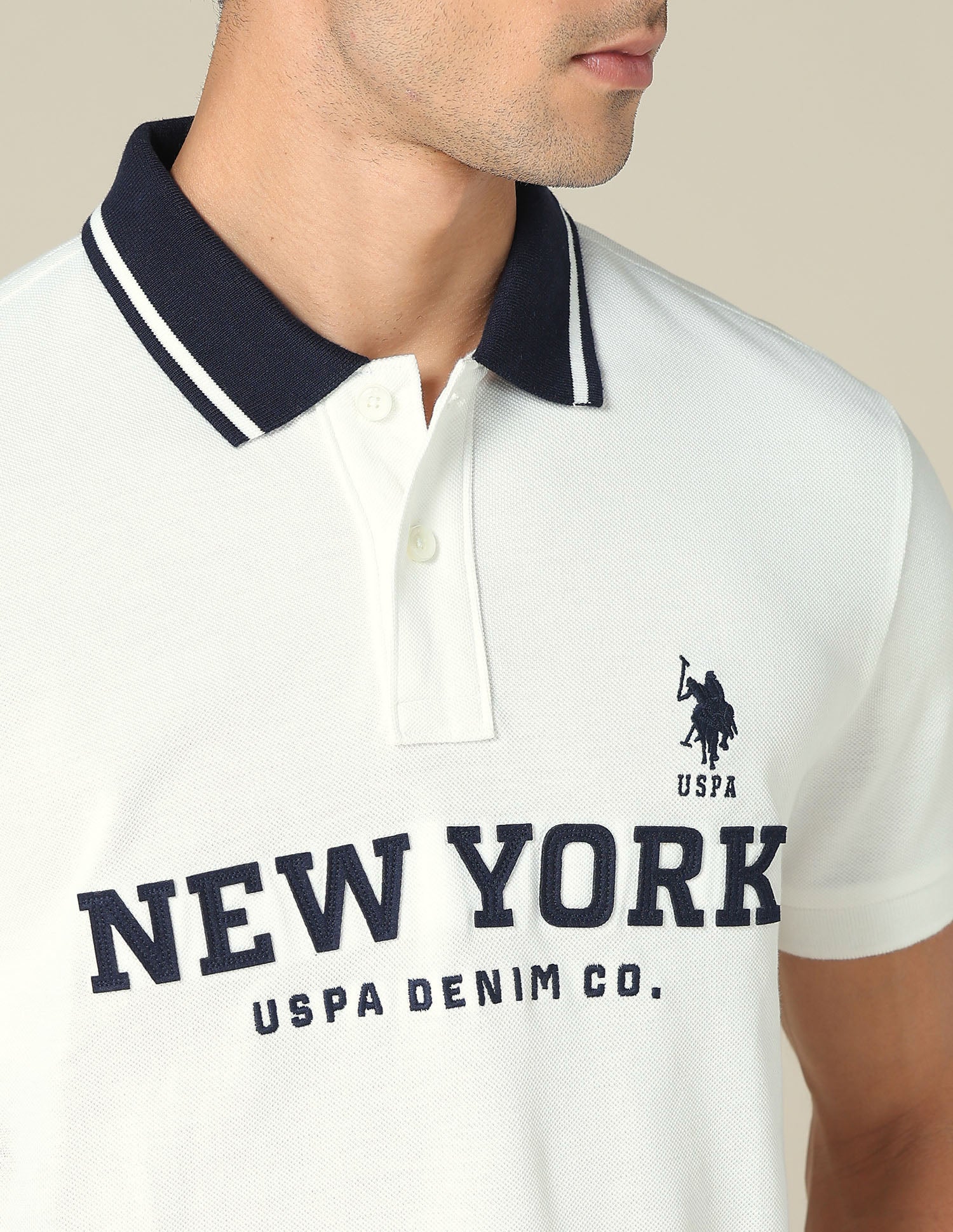 Typographic Printed Muscle Fit Polo Shirt Maroon - U.S. POLO ASSN. | Large