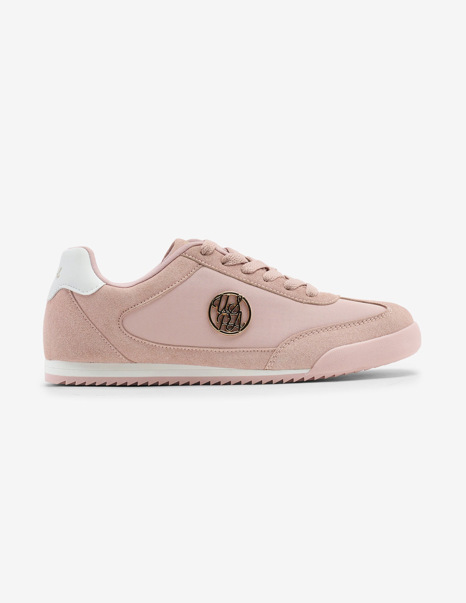 Ondine Lace-Ups Suede Sneakers Blush - U.S. Polo Assn. India | Large