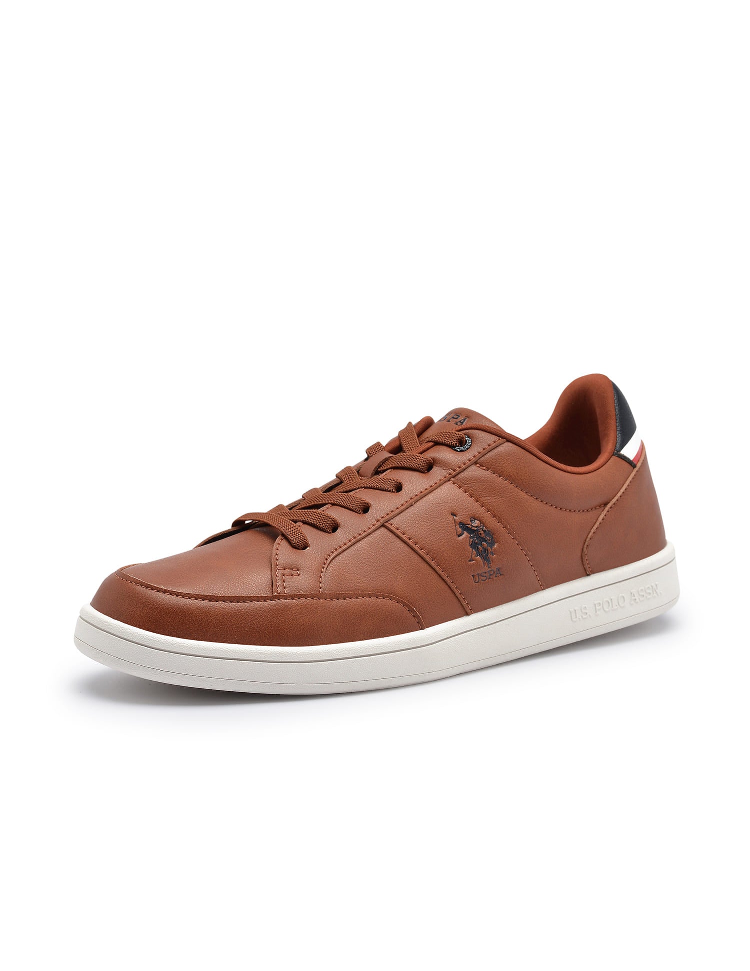 Men Lace Up Ulrin Sneakers Tan - U.S. Polo Assn. India | Large