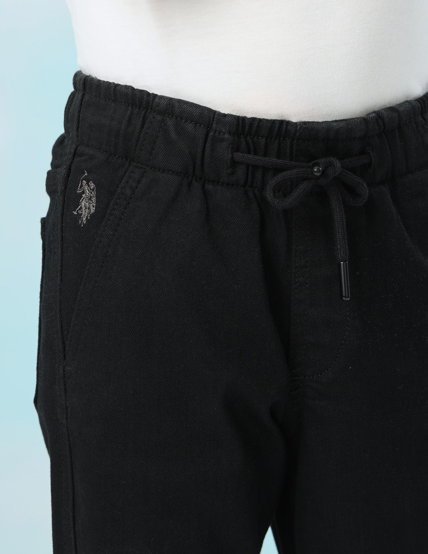 Mid Rise Regular Fit Jeans Black - U.S. Polo Assn. India | Large