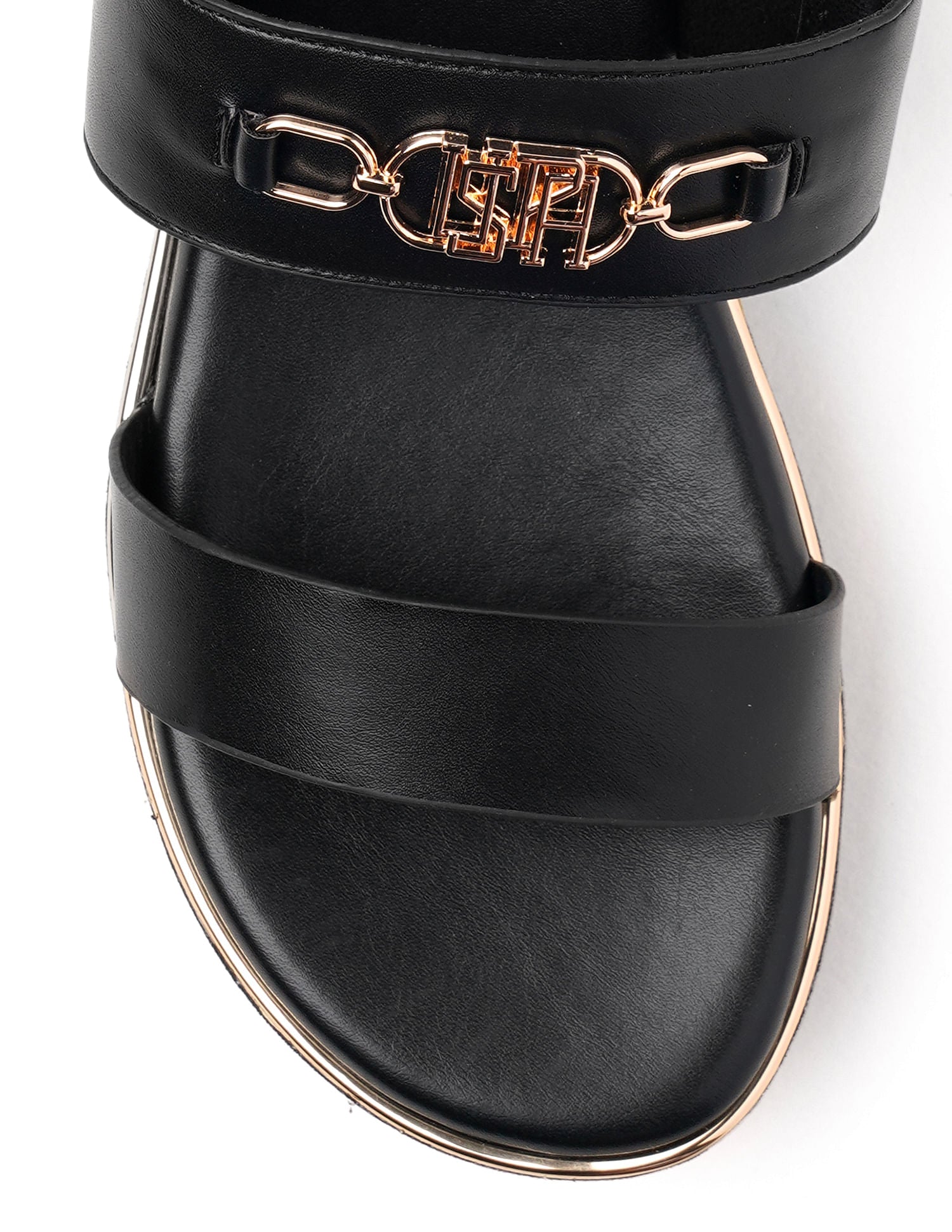 Women Open Toe Elettra Wedge Sandals Black - U.S. POLO ASSN. | Large