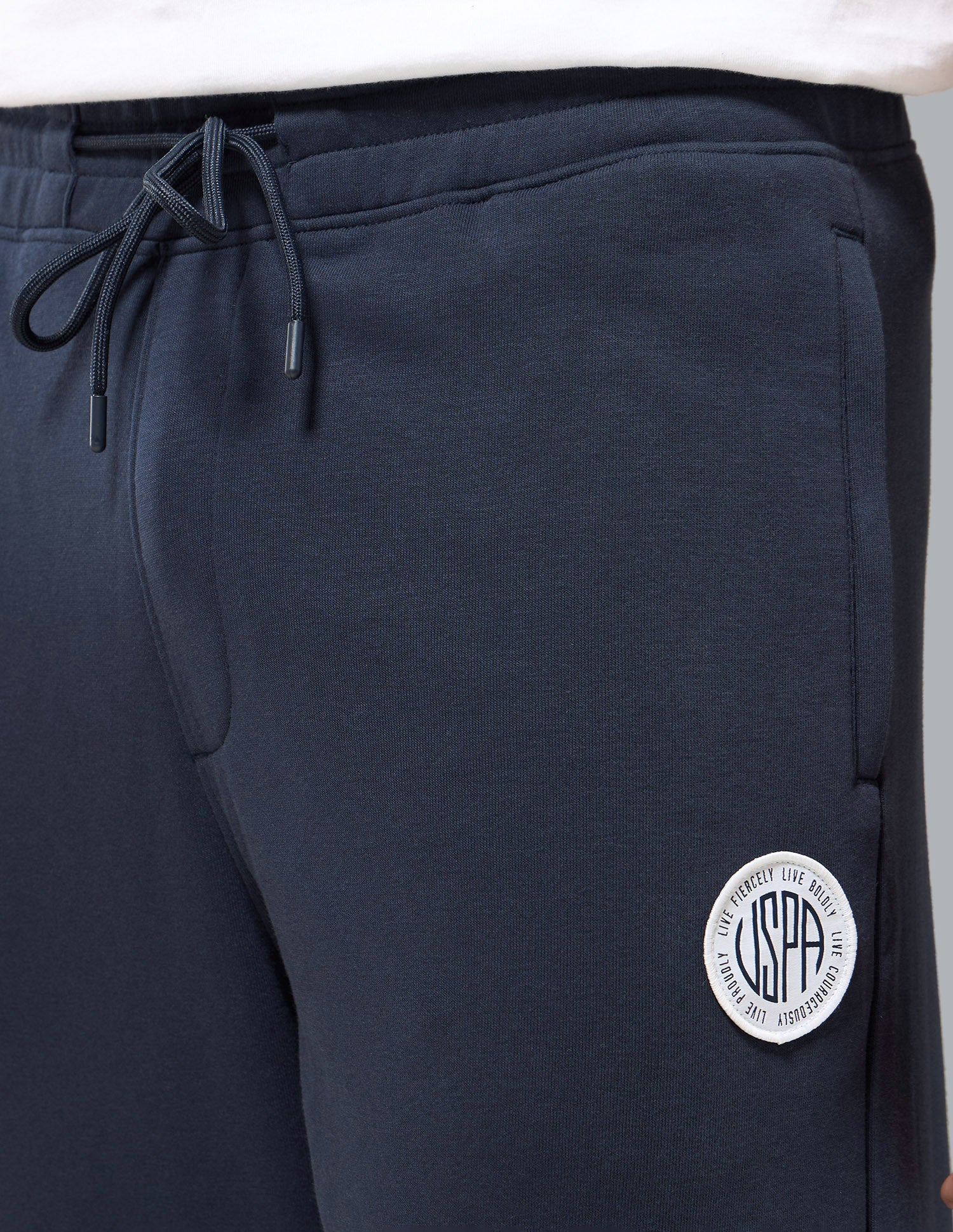 Mid Rise Relaxed Fit OR011 Track Pants Navy - U.S. Polo Assn. India | Large