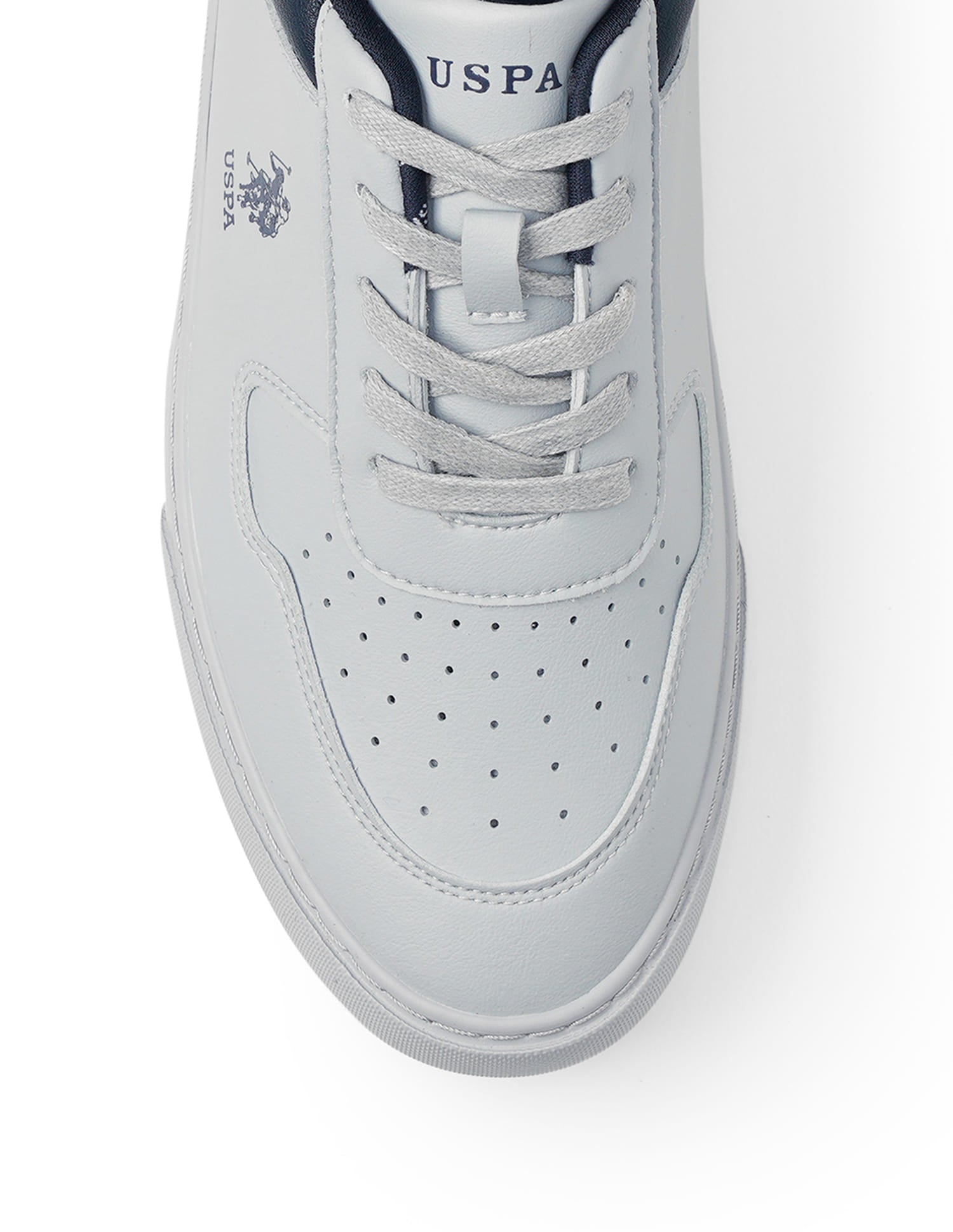 Panelled Colour Block Clanal Sneakers Grey - U.S. Polo Assn. India | Large