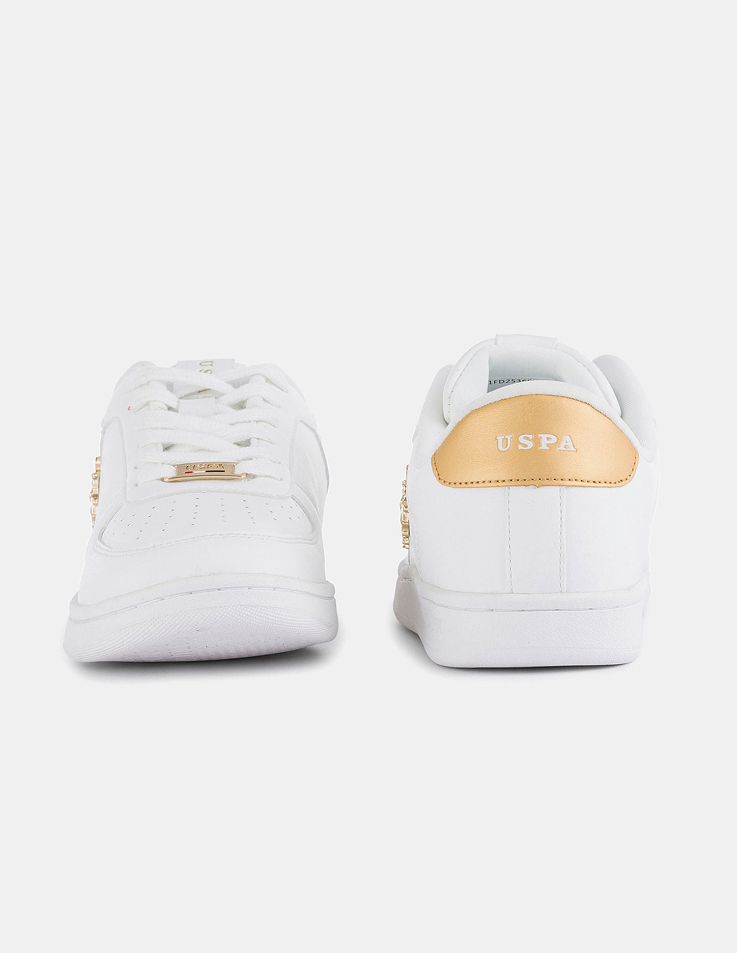 Women Round Toe Solid Nyra 2.0 Sneakers White - U.S. POLO ASSN. | Large