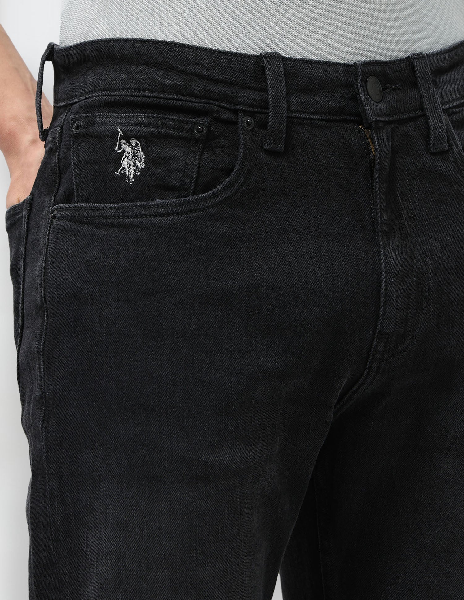 Connor Bootcut Grey Jeans Dark Grey - U.S. POLO ASSN. | Large