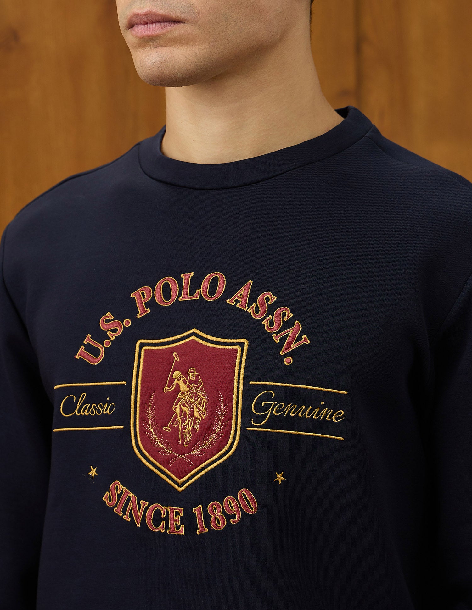 Regular Fit Equestrian Aisle Theater Sweatshirt Navy - U.S. POLO ASSN. | Large