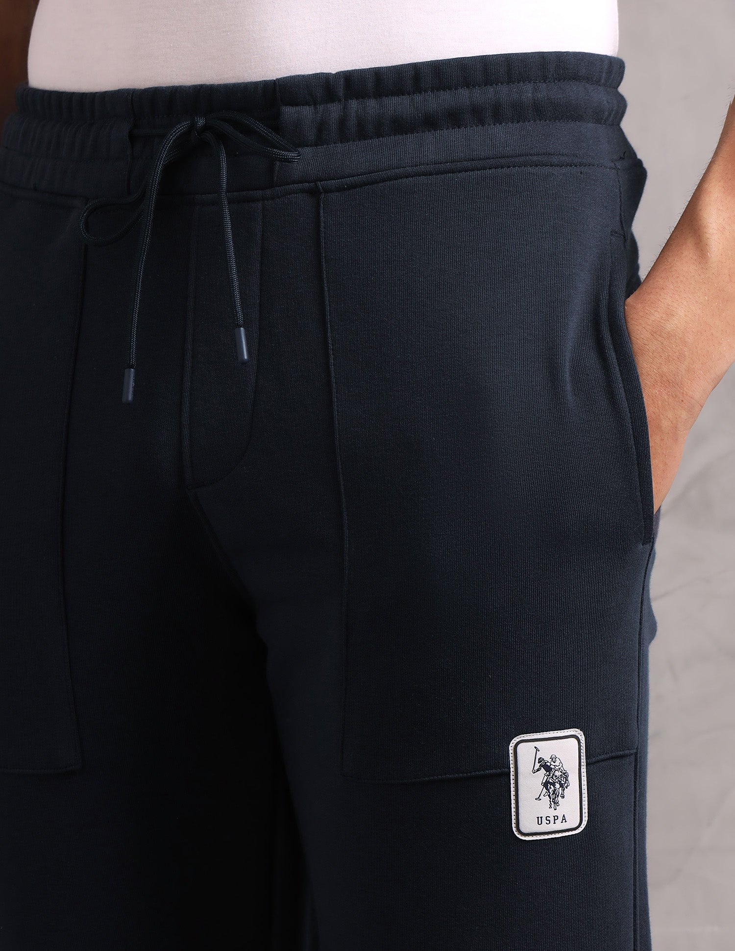 Mid Rise Comfort Fit OR006-PL Lounge Pants - Pack Of 1 Light Blue - U.S. Polo Assn. India | Large