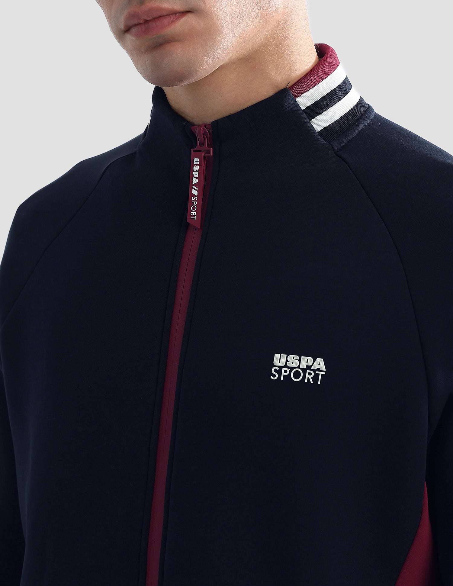 Regular Fit Solid Active Sweatshirt Navy - U.S. POLO ASSN. | Large