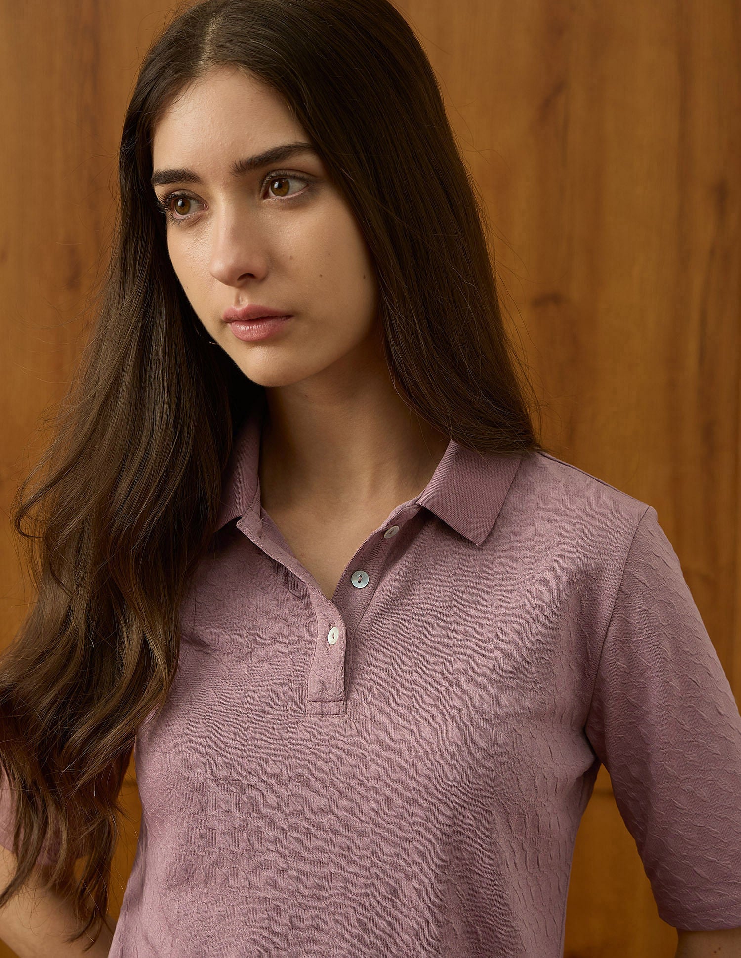 Textured Regular Fit Polo Shirt Brown - U.S. POLO ASSN. | Large