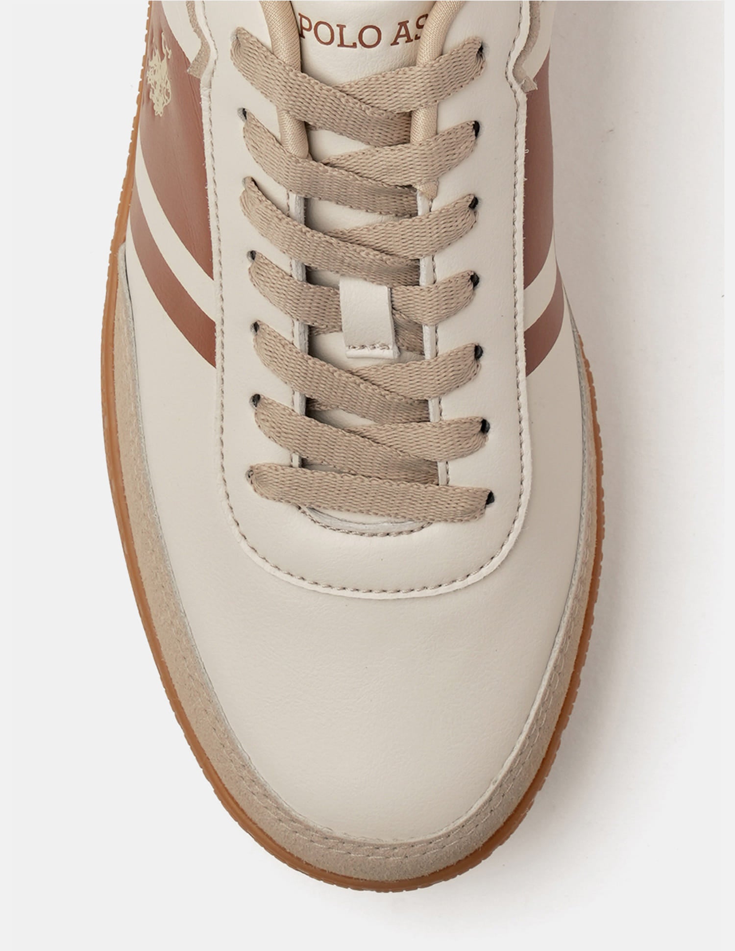 Men Hilton 2.0 Colourblocked Sneakers Beige - U.S. Polo Assn. India | Large