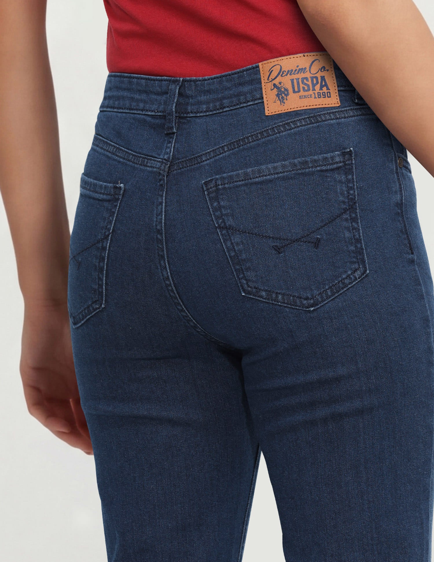 High Rise Extreme Flared Fit Jeans Blue - U.S. Polo Assn. India | Large