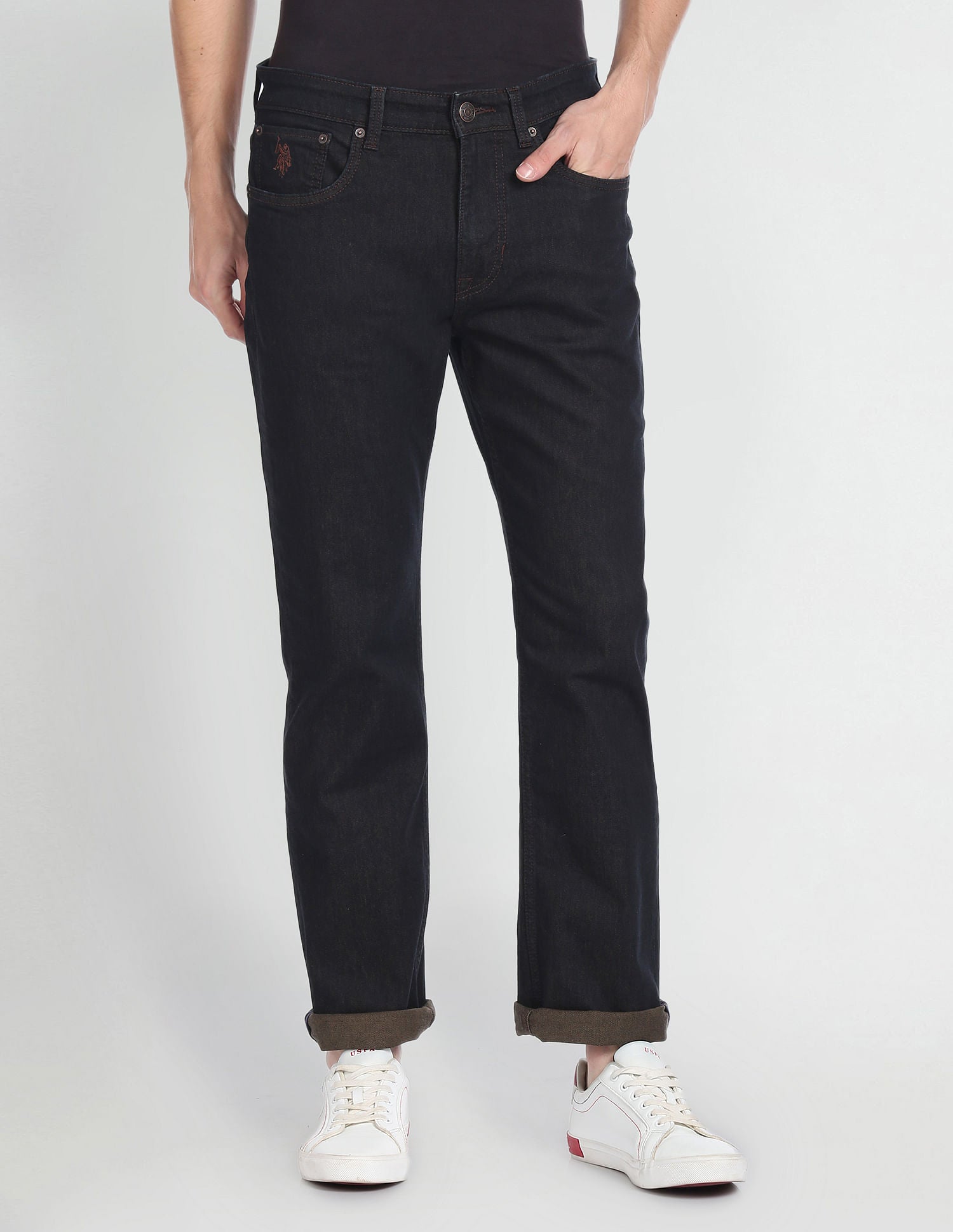 Rinsed Harold Slim Straight Jeans – U.S. Polo Assn. India
