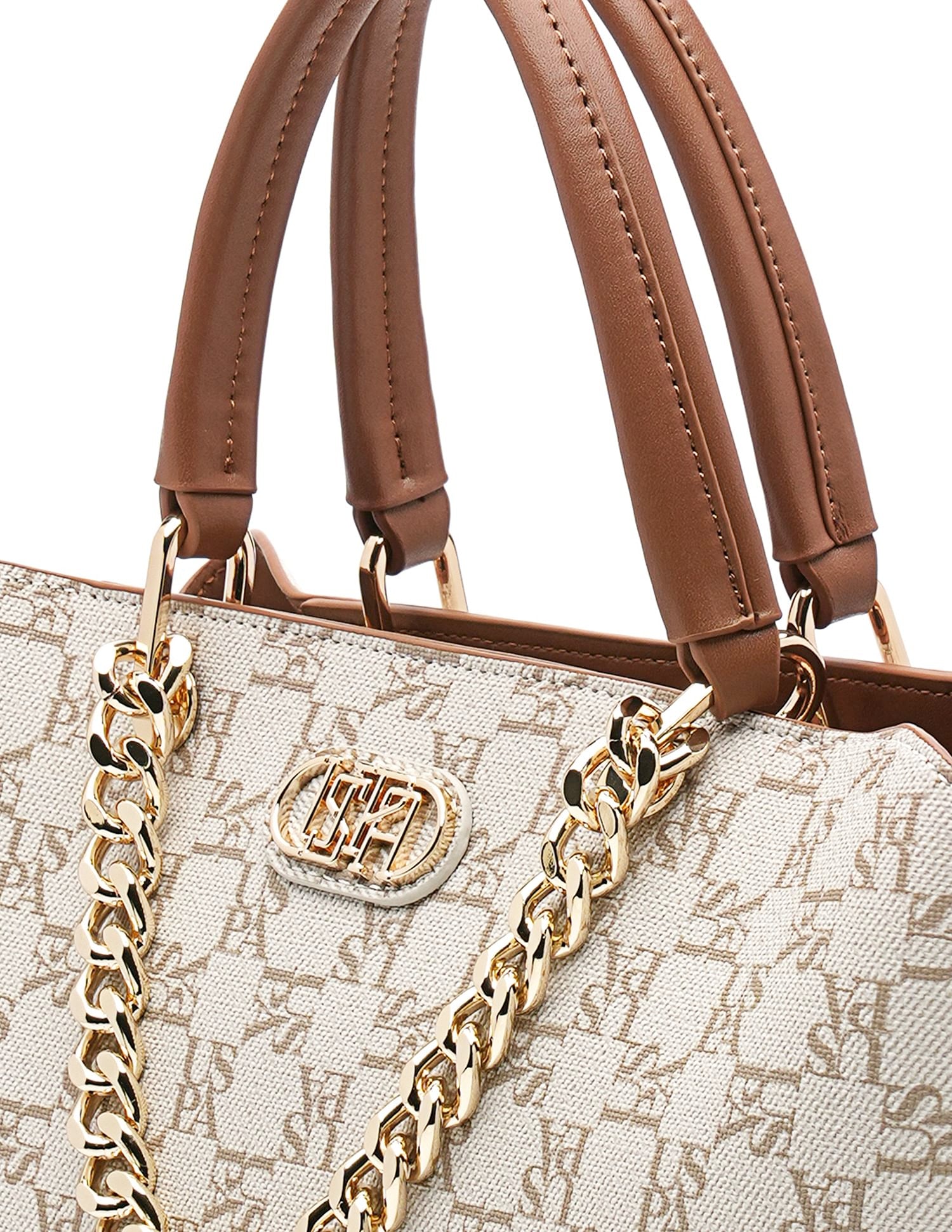 Zoe Monogram Hangbag Off White - U.S. POLO ASSN. | Large