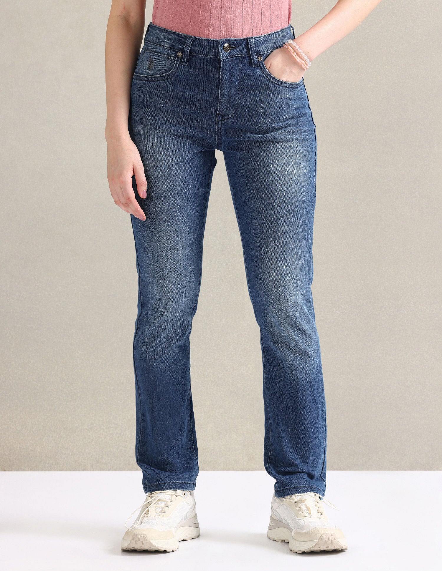 Slim Fit Blue Jeans Blue - U.S. POLO ASSN. | Large