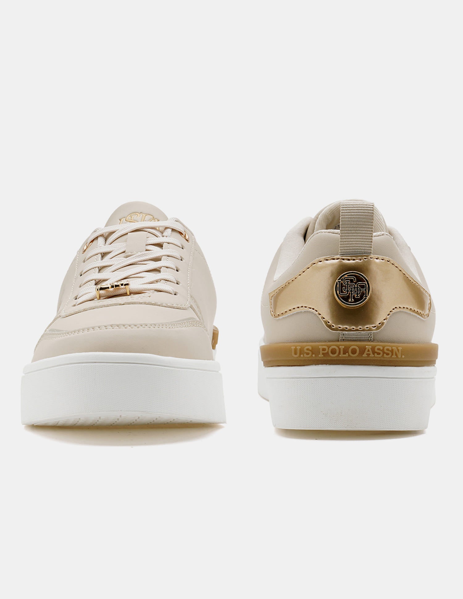 Women Arya 3.0 Low Top Sneakers Beige - U.S. Polo Assn. India | Large