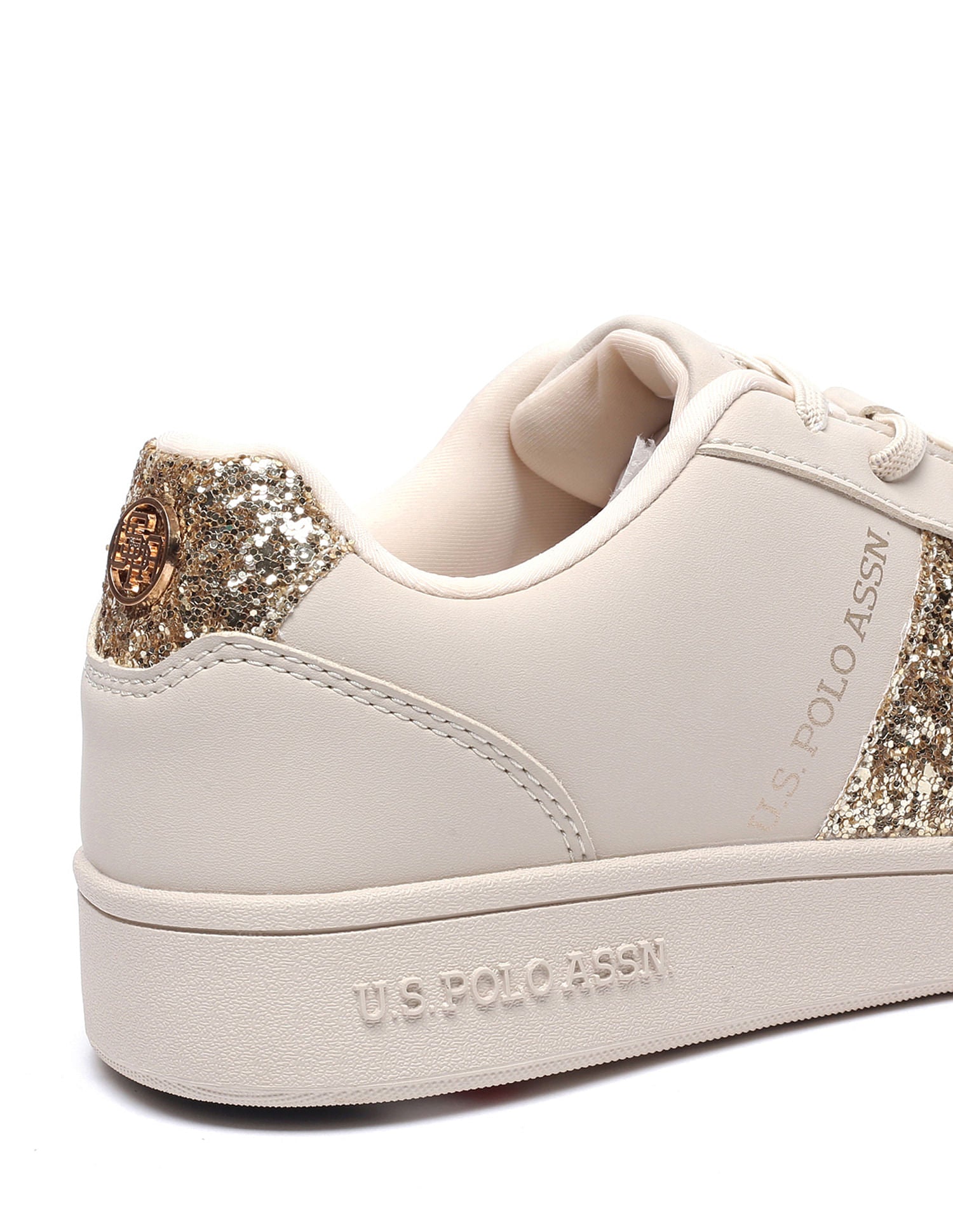 Women Glitter Kate 2.0 Sneakers Nude - U.S. POLO ASSN. | Large