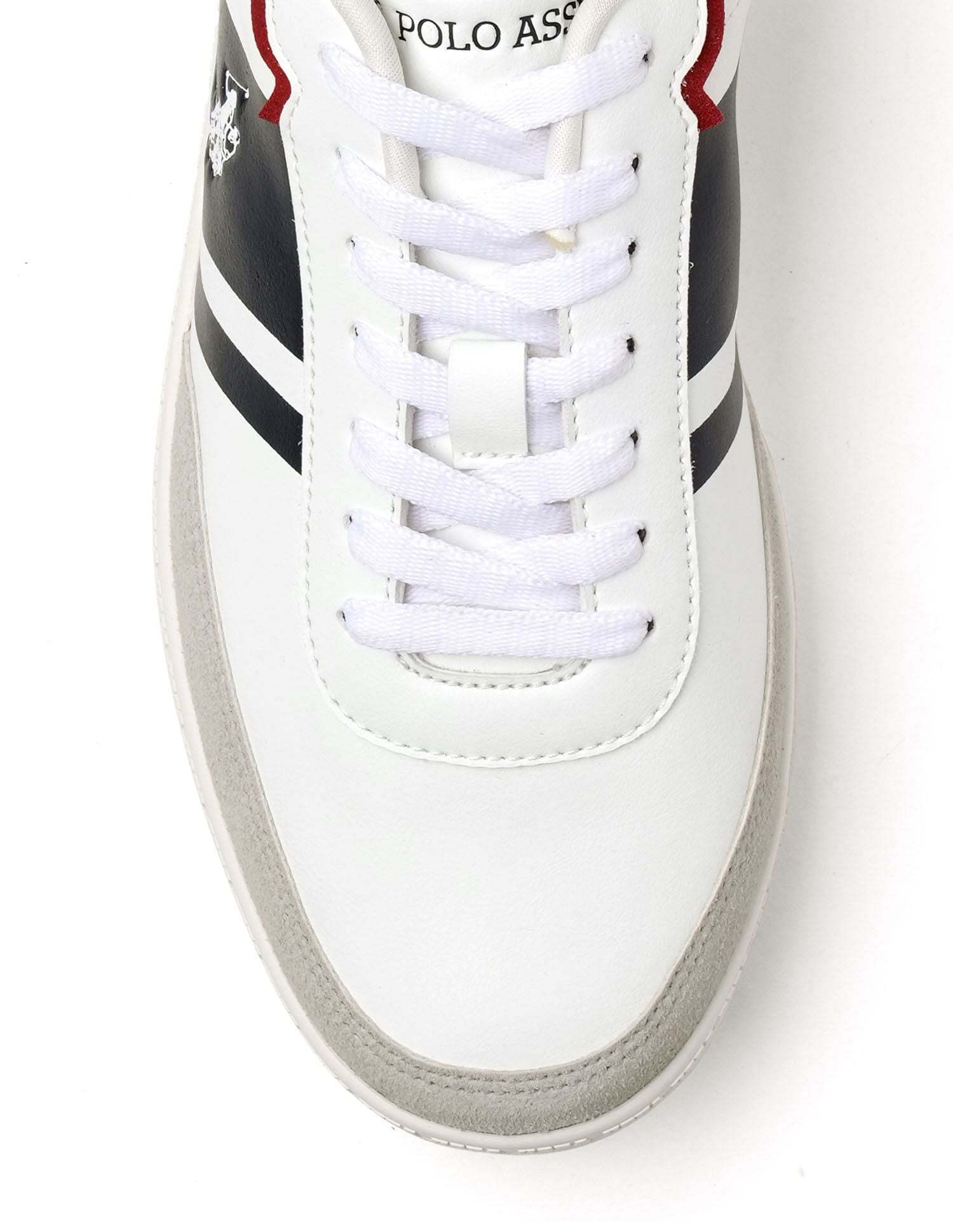 Men Hilton Suede Colourblocked Sneakers Multi-colour - U.S. POLO ASSN. | Large