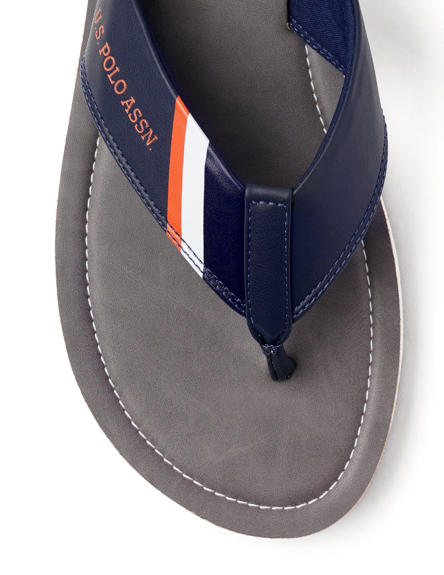 Men Patt 3 Slippers Grey - U.S. POLO ASSN. | Large