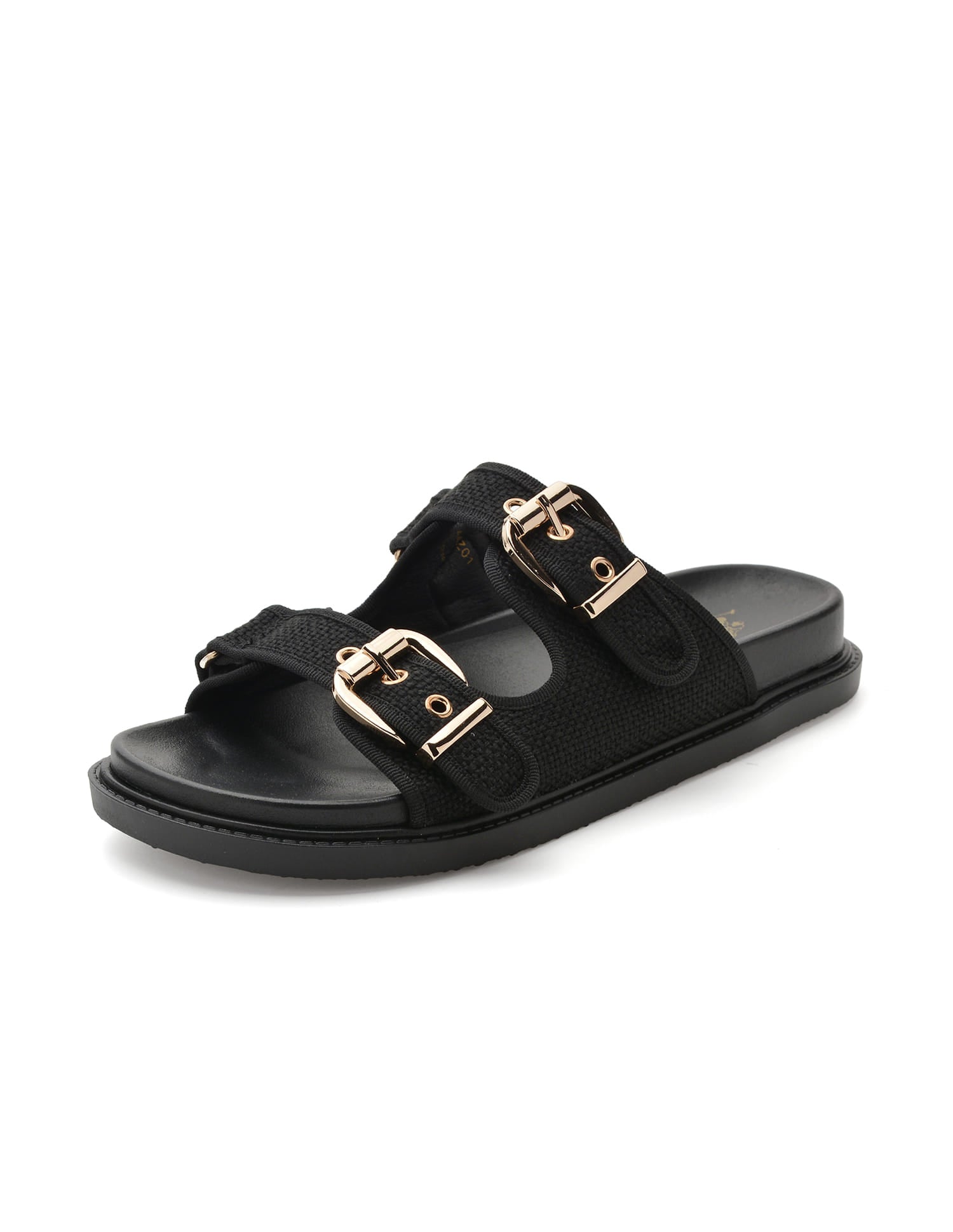 Marcella Black Lightweight Footbed Flats Black - U.S. Polo Assn. India | Large