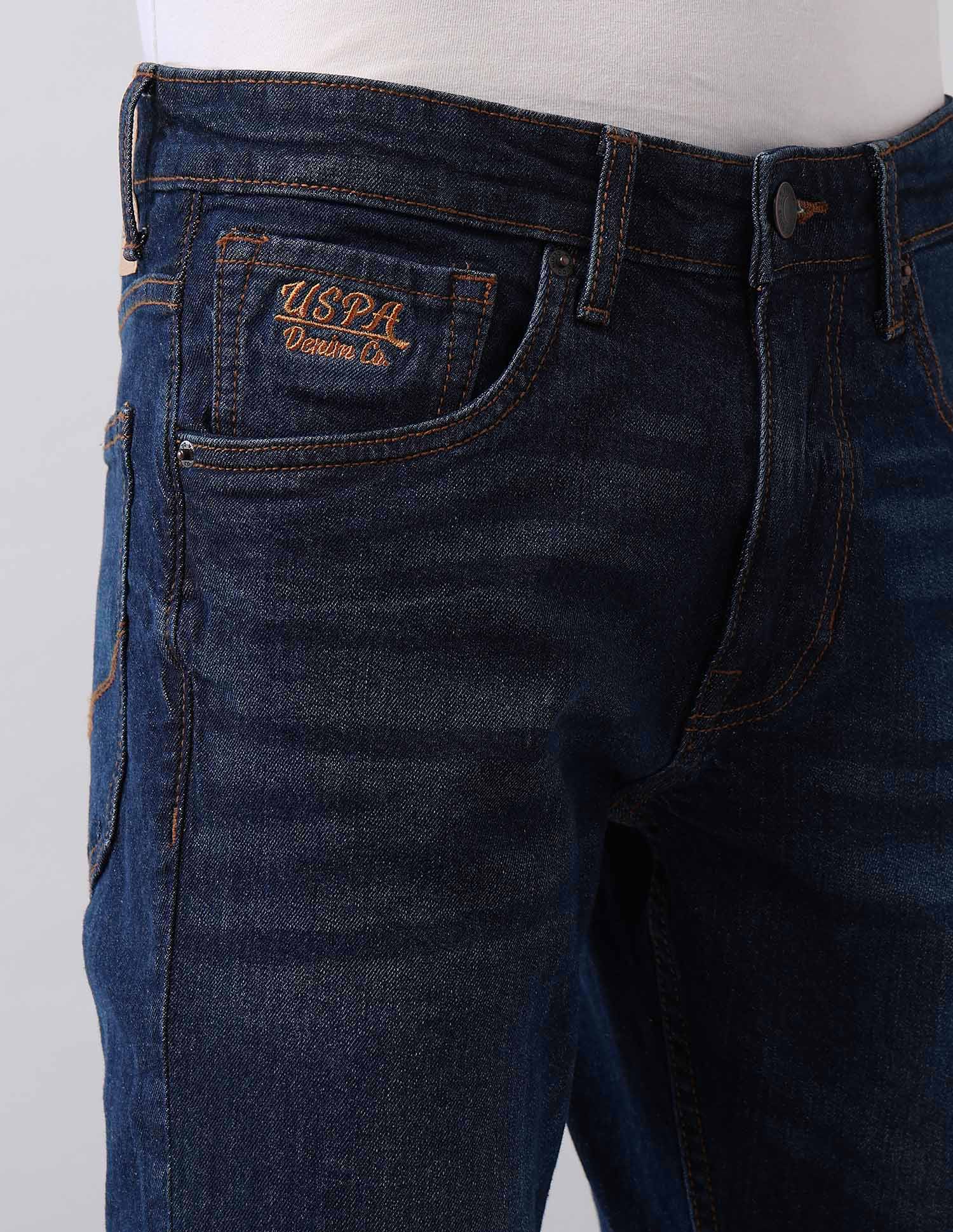Regallo Skinny Fit Blue Jeans Blue - U.S. Polo Assn. India | Large