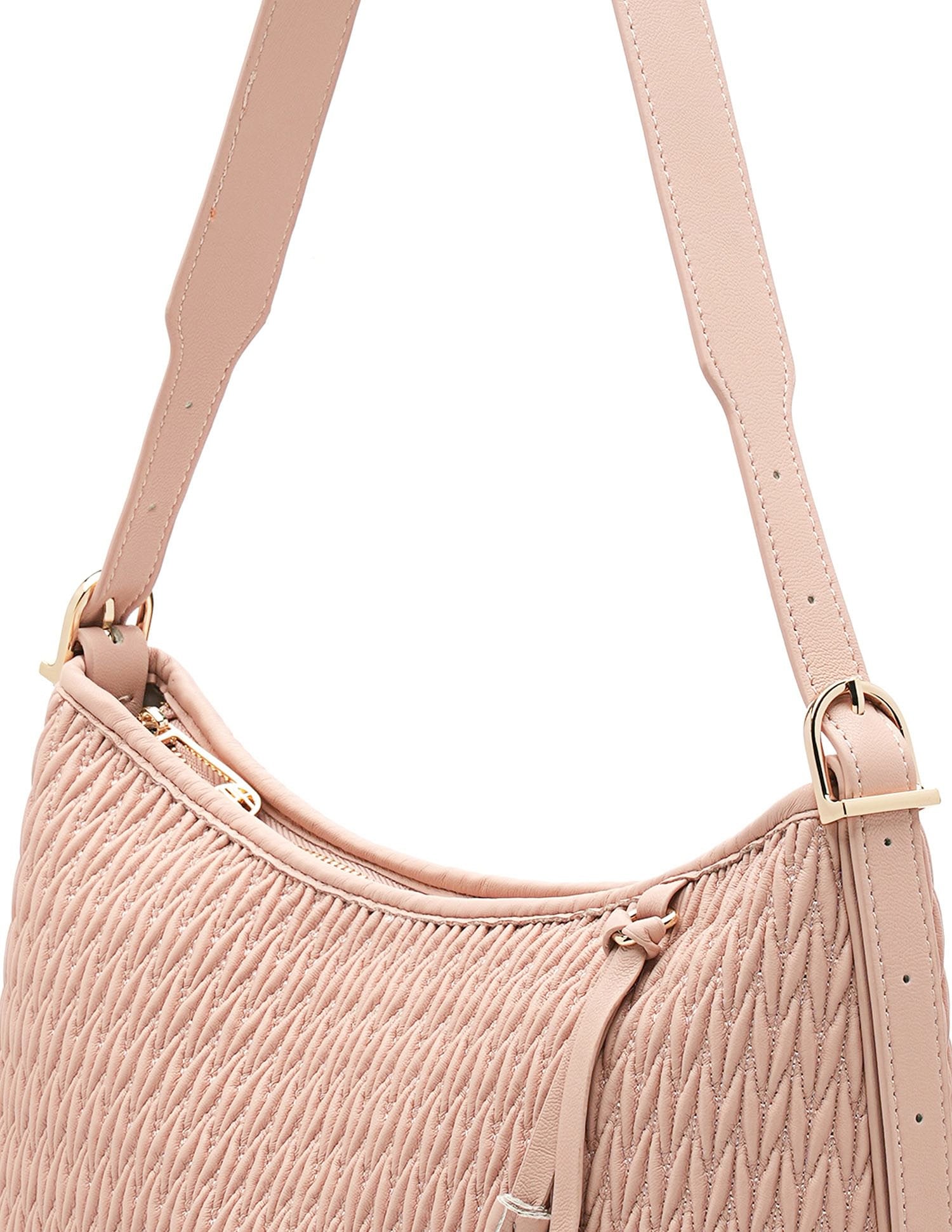 Bridget Textured Hangbag Nude - U.S. POLO ASSN. | Large