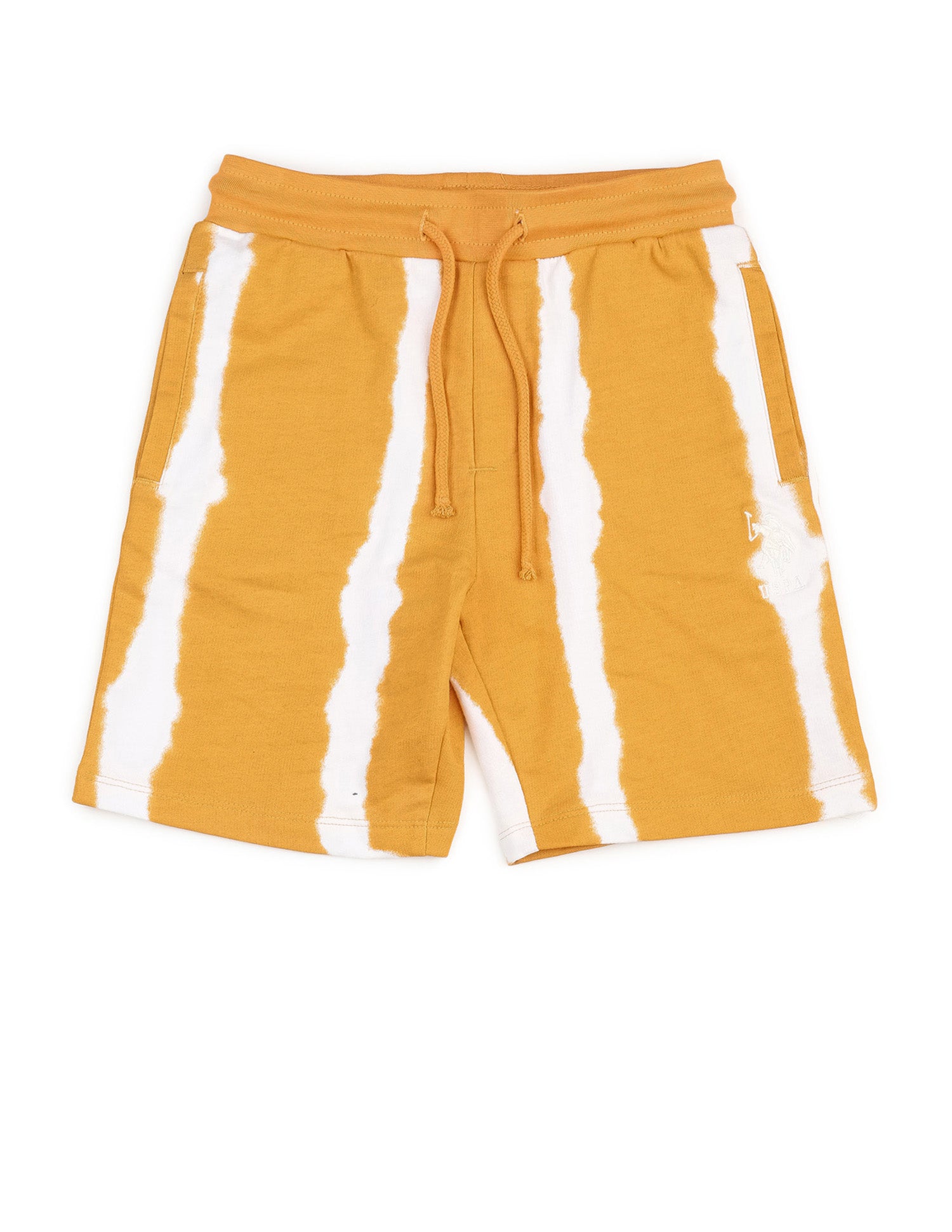 Boys Pure Cotton Dyed Shorts Yellow - U.S. POLO ASSN. | Large