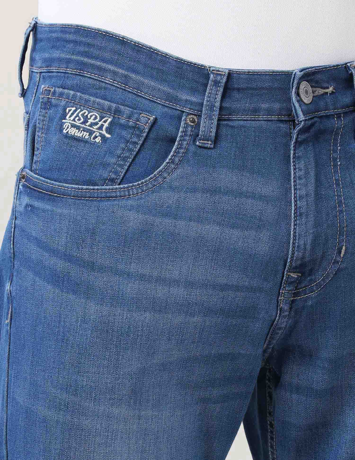Henry Tapered Fit Authentic Denim Jeans Blue - U.S. Polo Assn. India | Large