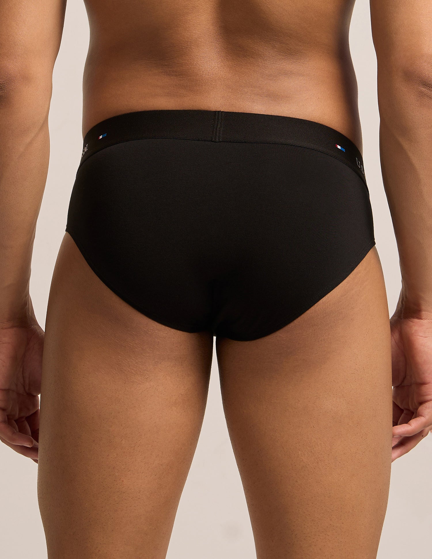Breathable Cotton Stretch OEB25 Briefs - Pack of 3 Navy | Curds | Black - U.S. Polo Assn. India | Large