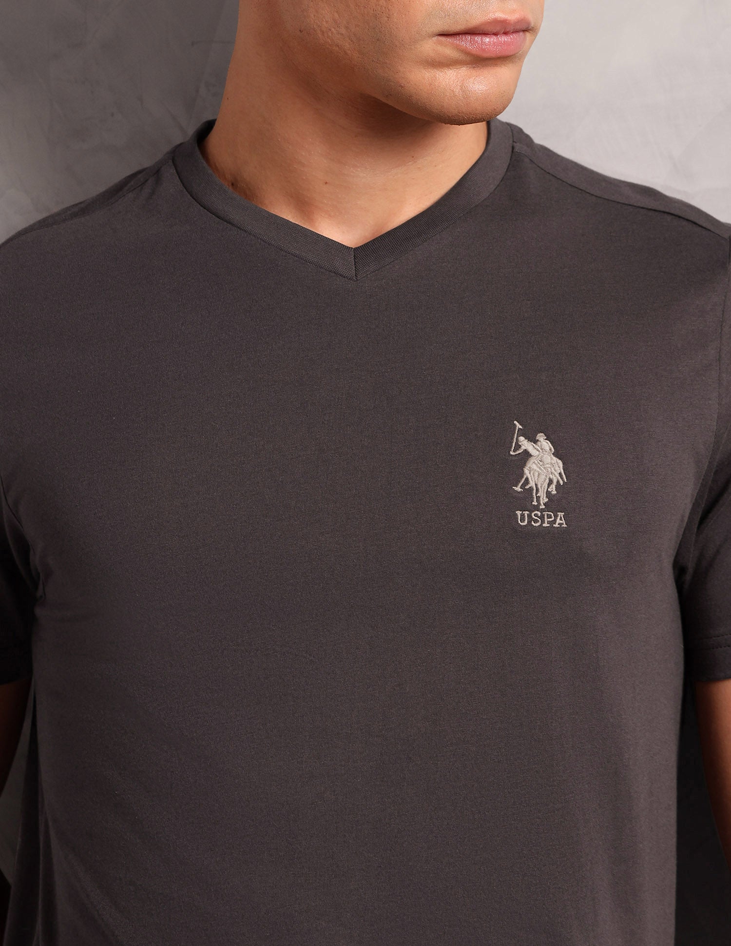 Breathable Comfort Fit I638 Lounge T-Shirt - Pack Of 1 Choco - U.S. POLO ASSN. | Large