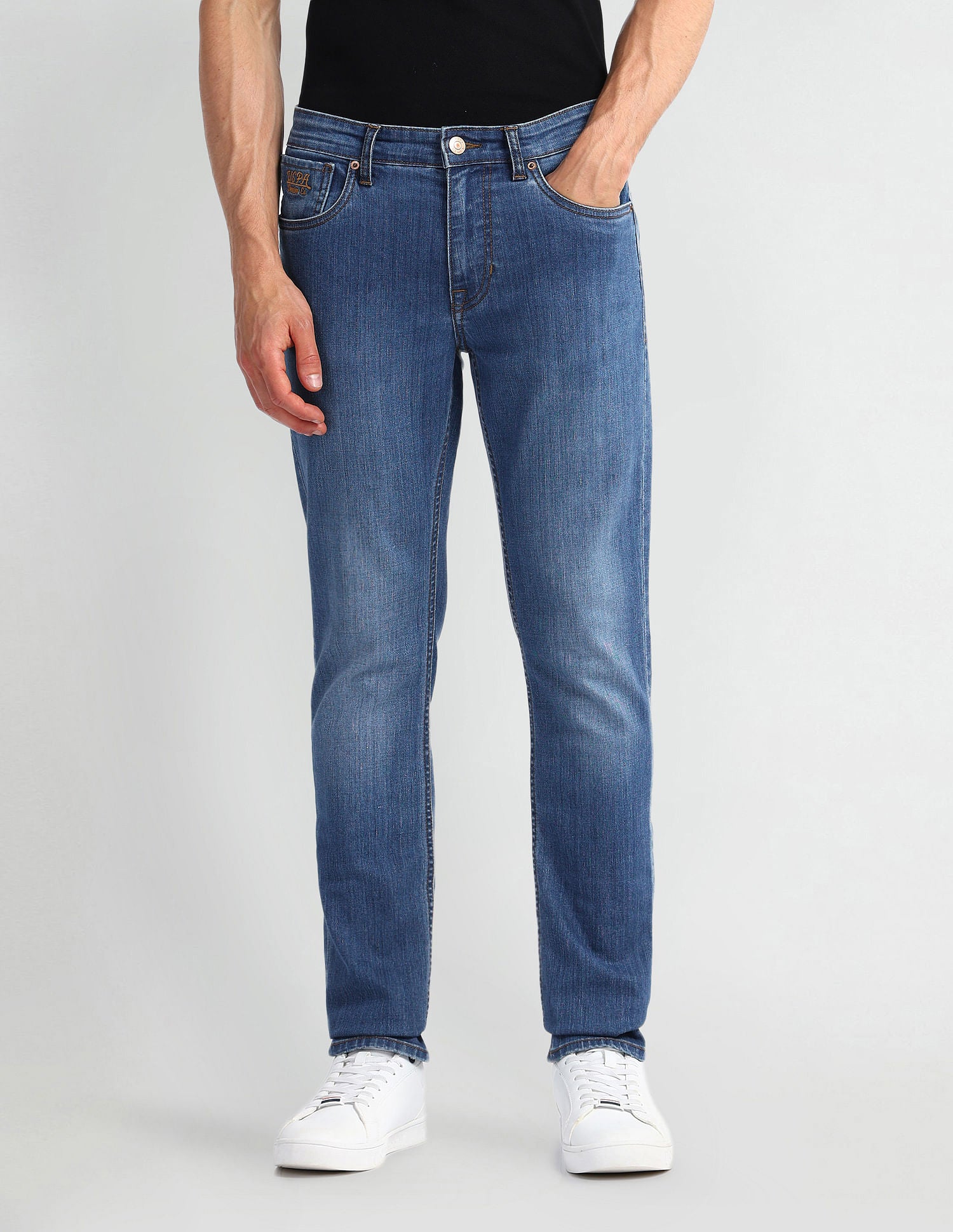 Brandon Slim Fit Blue Jeans Blue - U.S. Polo Assn. India | Large