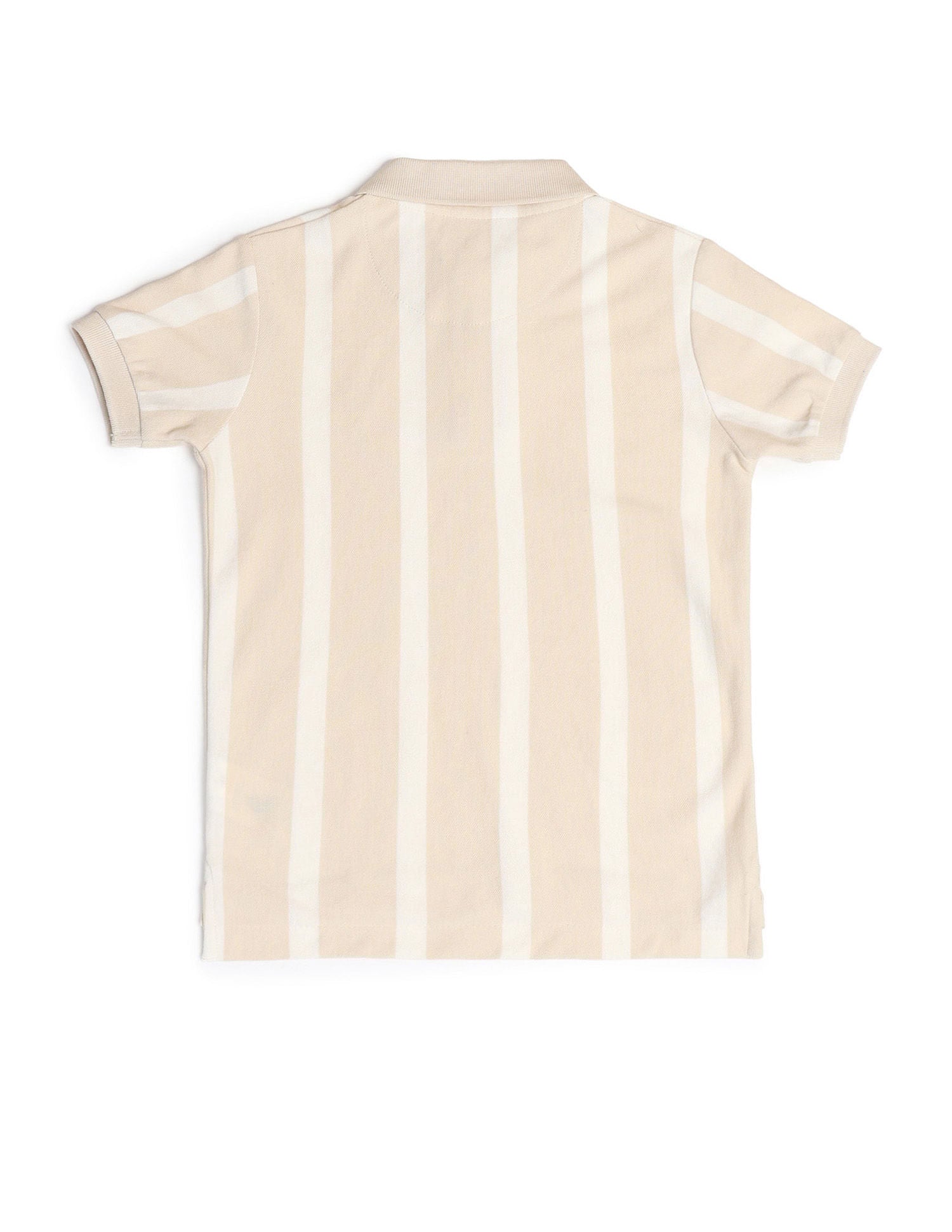 Boys Striped Polo Shirt White and Grey - U.S. Polo Assn. India | Large