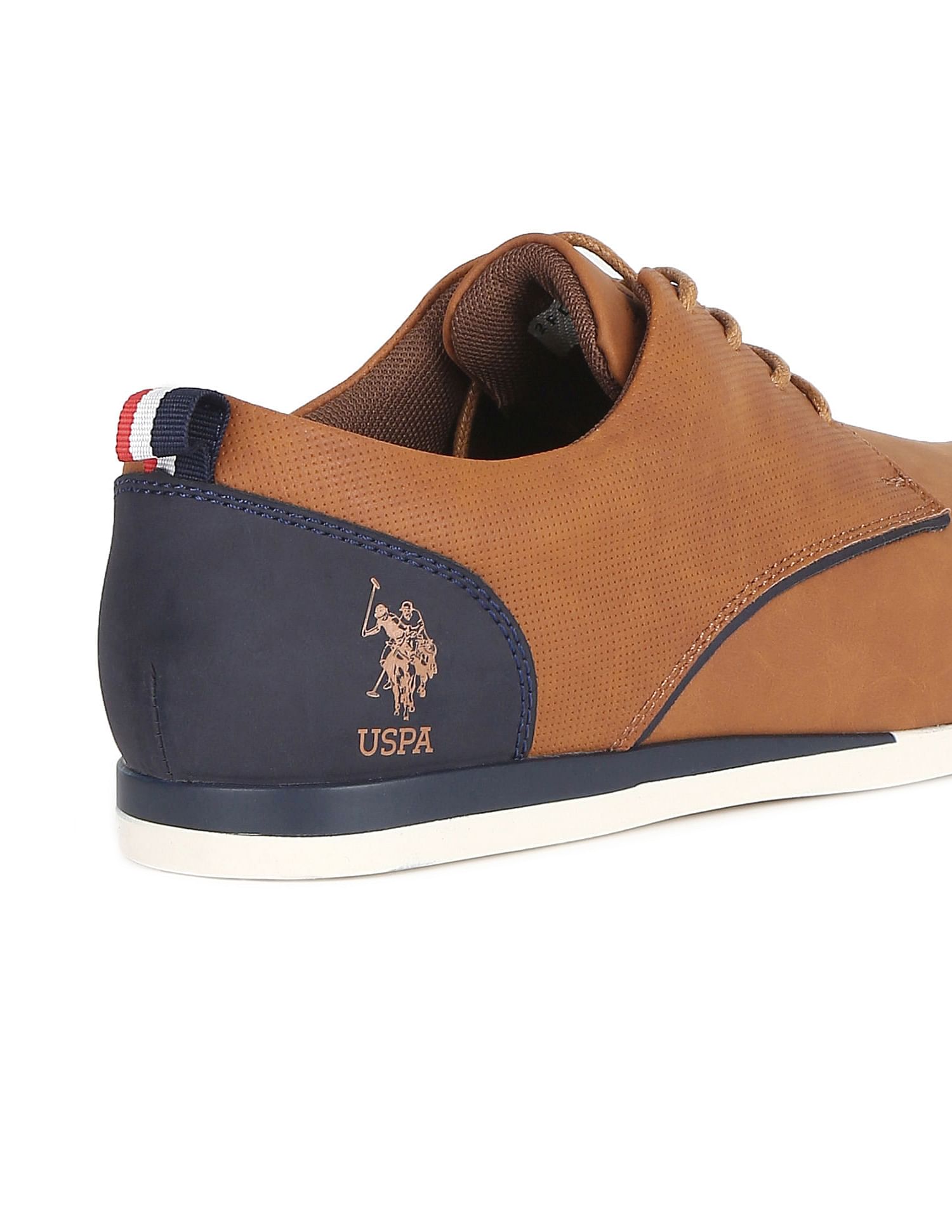 Lace Up Panelled Darryl 2.0 Sneakers Tan - U.S. POLO ASSN. | Large