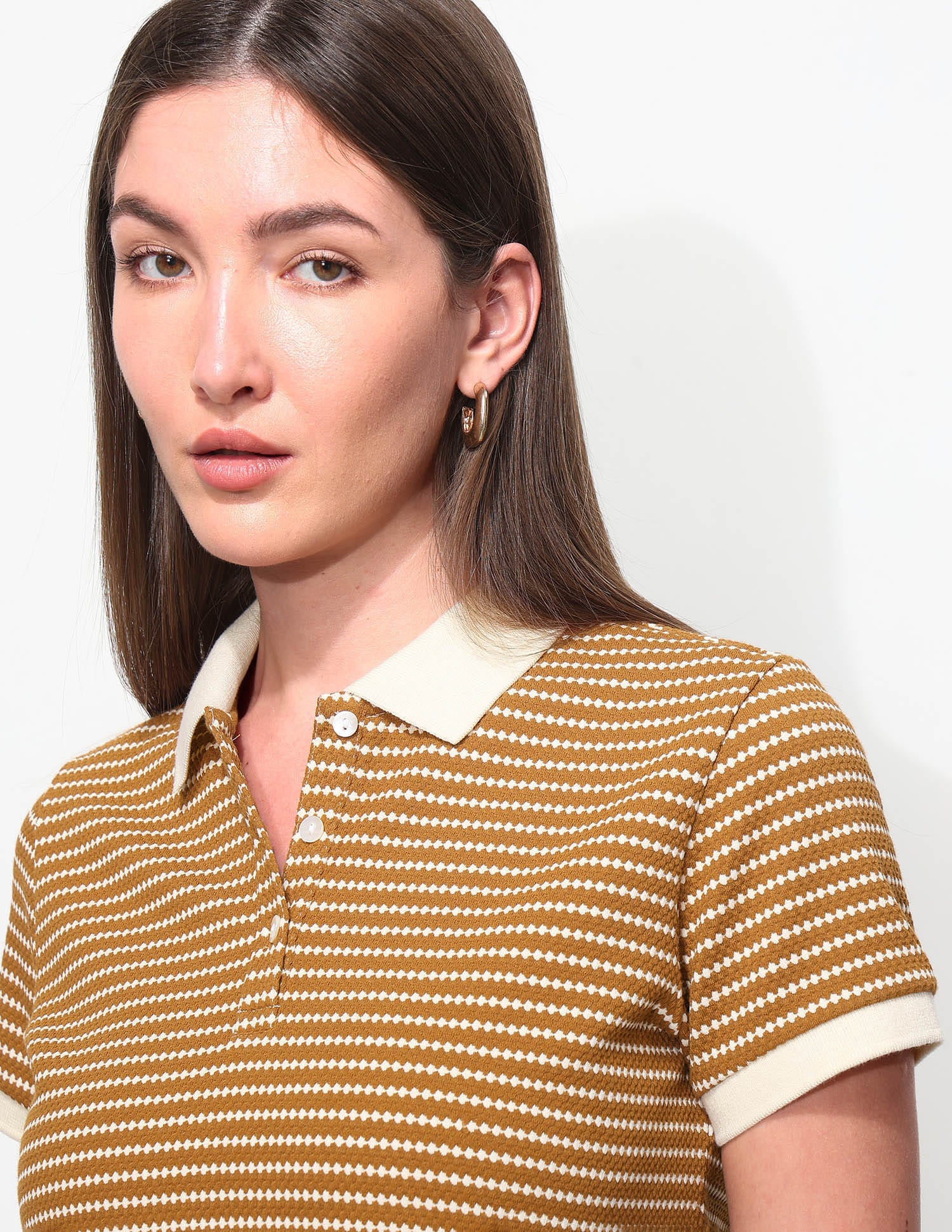 Textured Regular Fit Polo Shirt Yellow - U.S. Polo Assn. India | Large