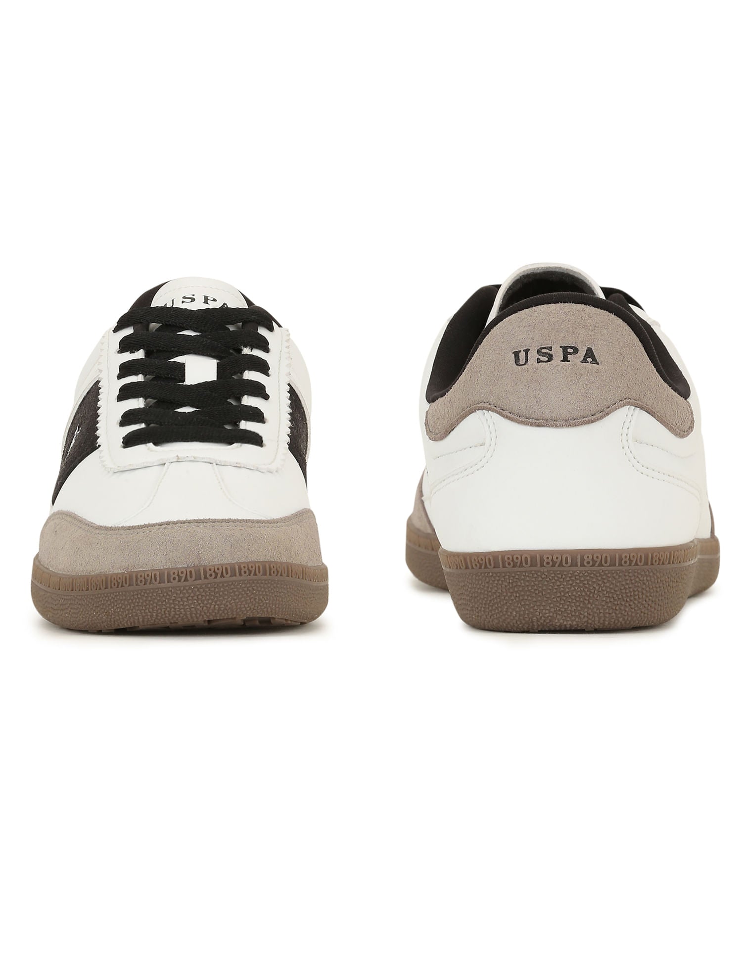 Men Colour Blocked Gaffer Sneakers Off White - U.S. POLO ASSN. | Large