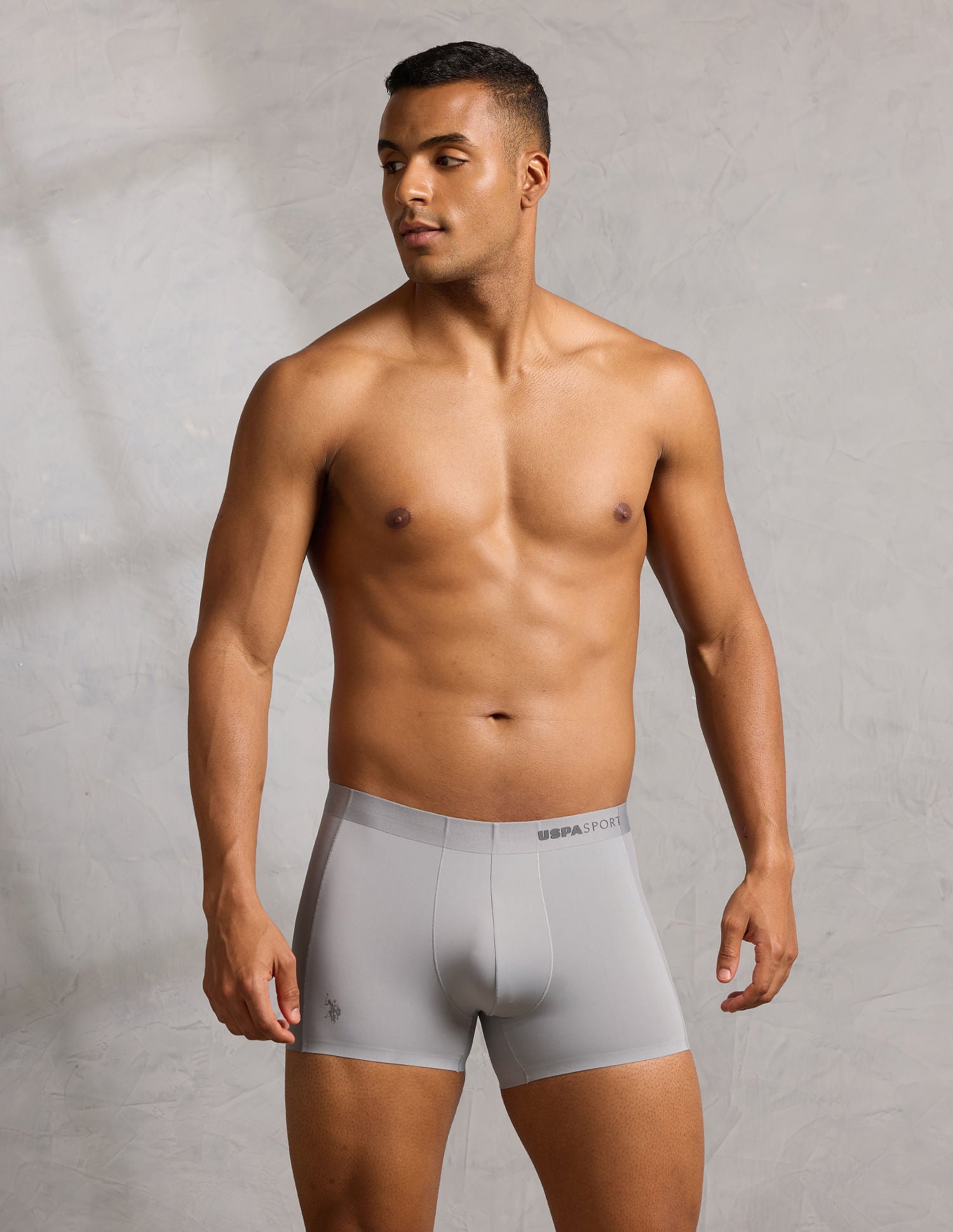 Micro Fibre Seamless High Stretch Trunk Grey - U.S. POLO ASSN. | Large