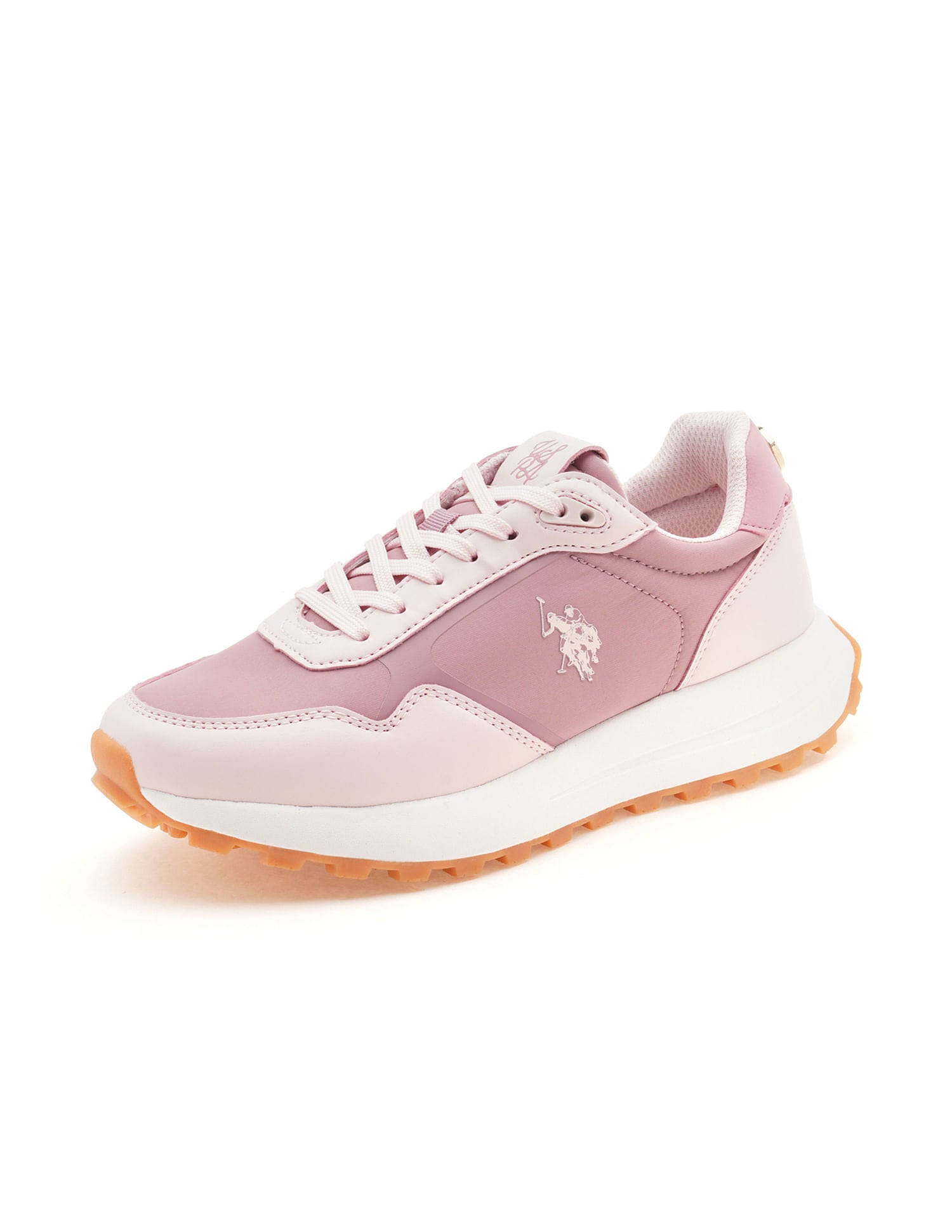 Women Colour Block Damaris Sneakers Dusty Pink - U.S. Polo Assn. India | Large