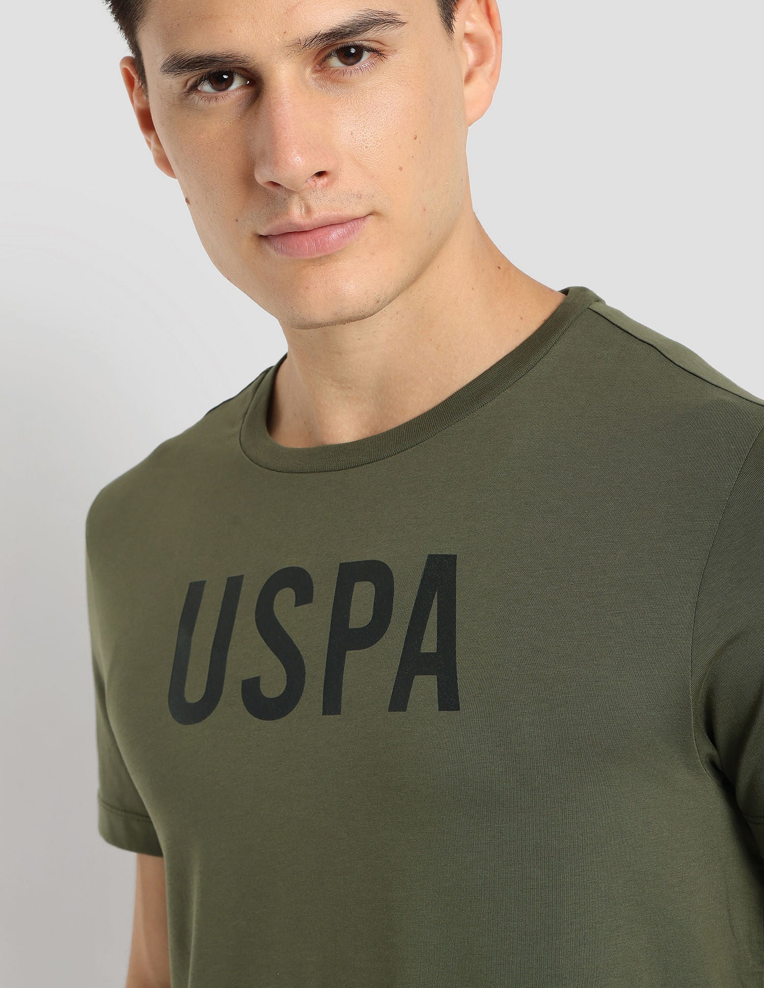 Durable Athletic T-Shirt Olive - U.S. Polo Assn. India | Large