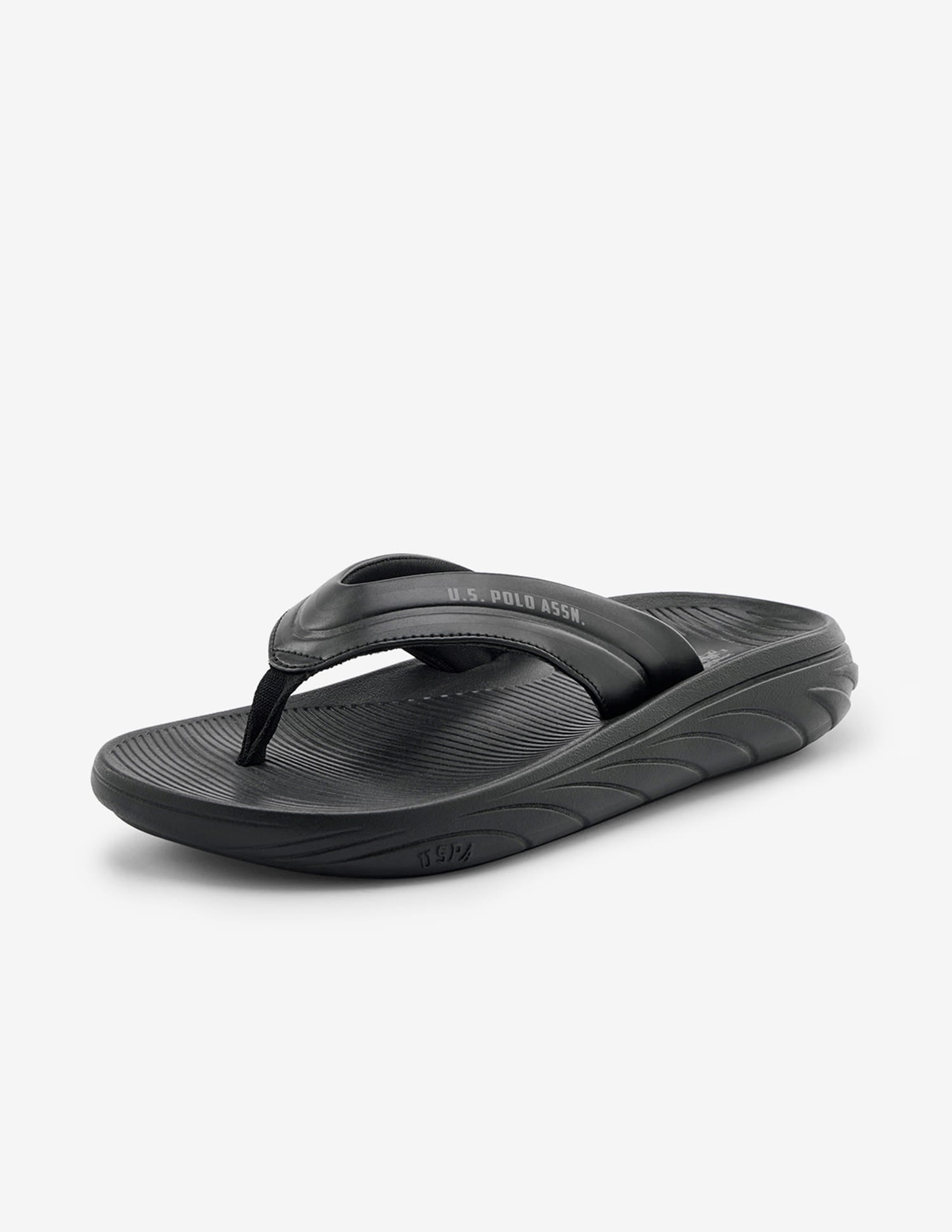 Broad Strap Celtic Flip Flops Black - U.S. Polo Assn. India | Large