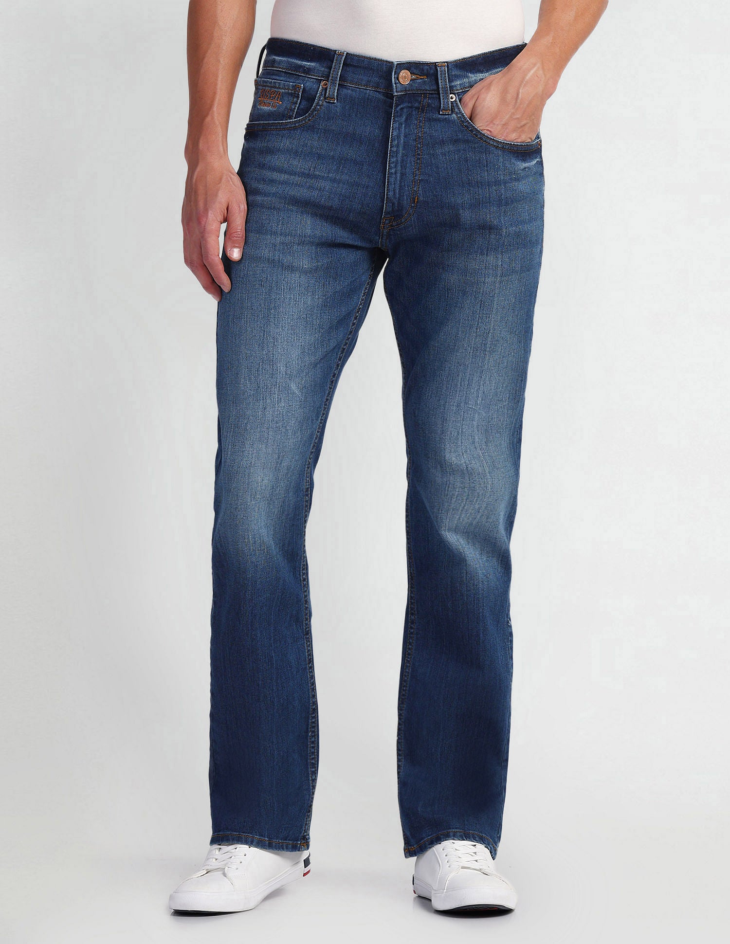 Connor Boot Cut Blue Jeans Blue - U.S. Polo Assn. India | Large