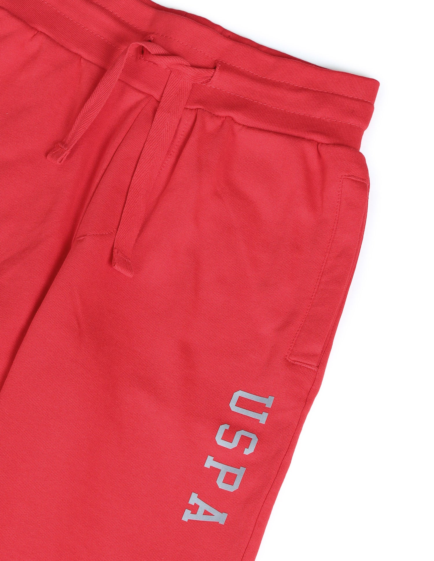 Boys Solid Regular Fit Joggers Red - U.S. POLO ASSN. | Large