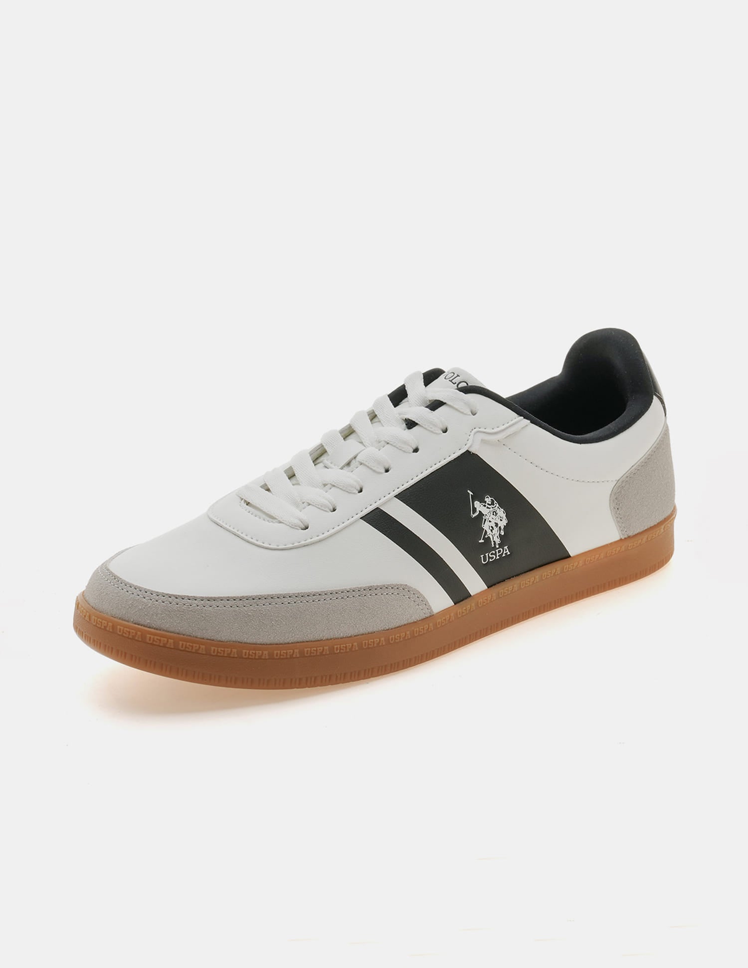 Men Hilton 2.0 Colourblocked Sneakers White - U.S. Polo Assn. India | Large