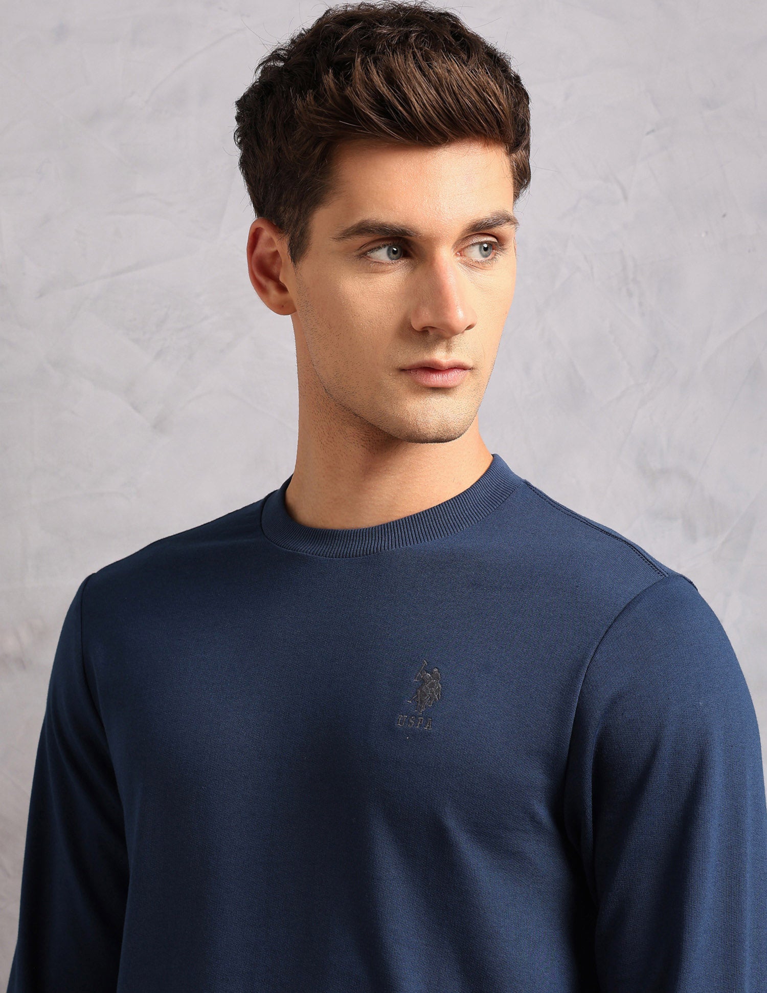 Comfort Fit Solid OEE14 Lounge T-Shirt - Pack Of 1 Navy - U.S. POLO ASSN. | Large