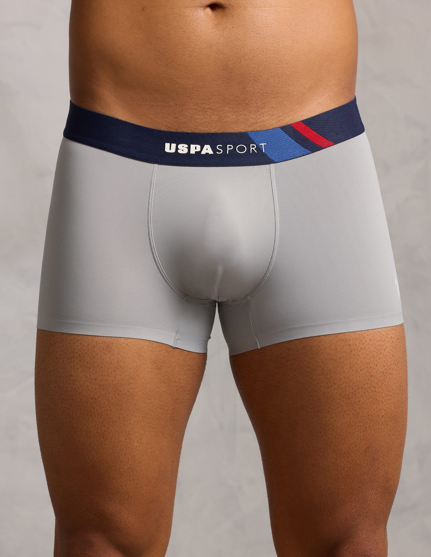 Micro Fibre High Stretch Trunk Light Grey - U.S. Polo Assn. India | Large