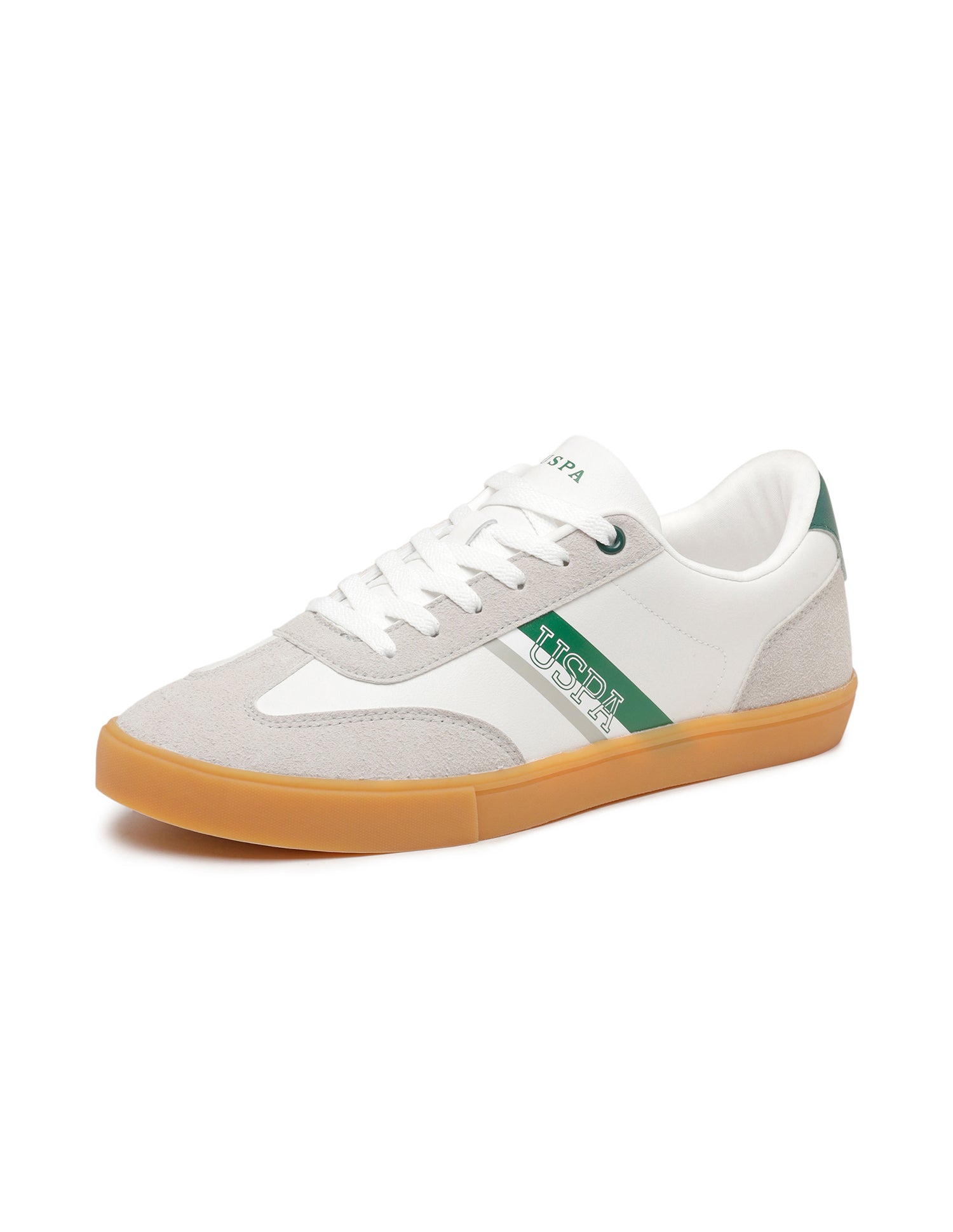 Men Colourblocked Hamet Sneakers Off White - U.S. Polo Assn. India | Large