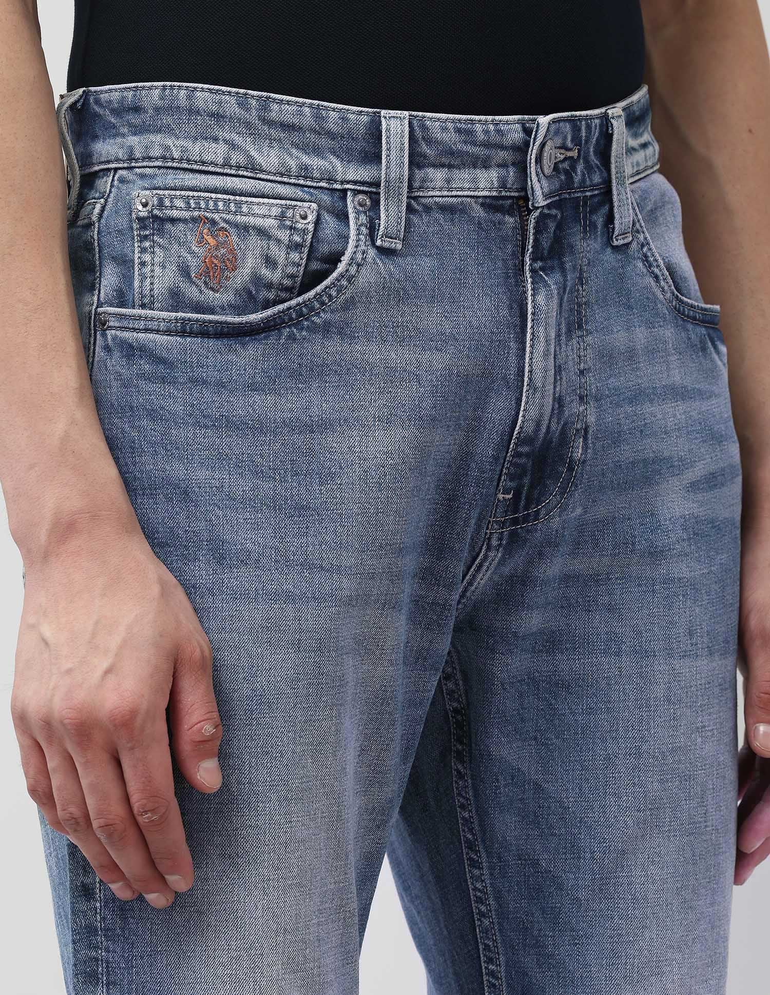 Connor Bootcut Blue Jeans Rags Wash - U.S. POLO ASSN. | Large