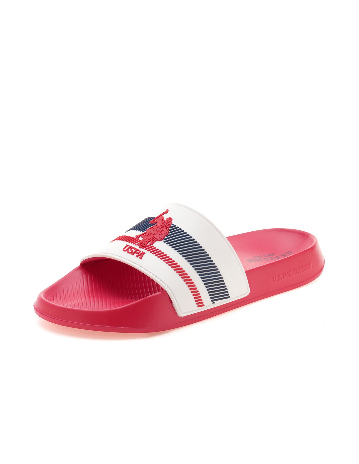 Men Rafa Printed Sliders Red - U.S. Polo Assn. India | Large